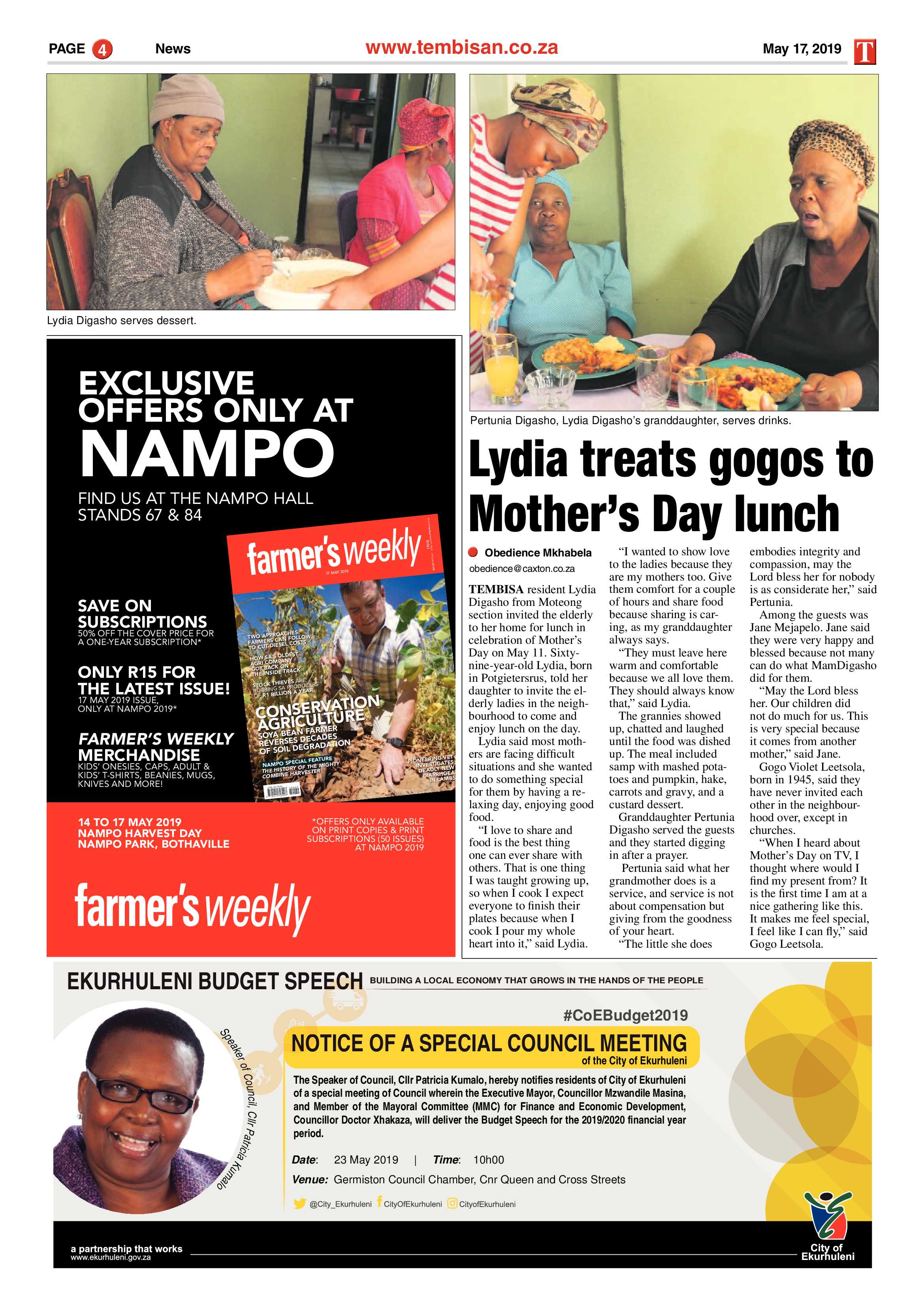 The Tembisan 20 May 2019 page 4