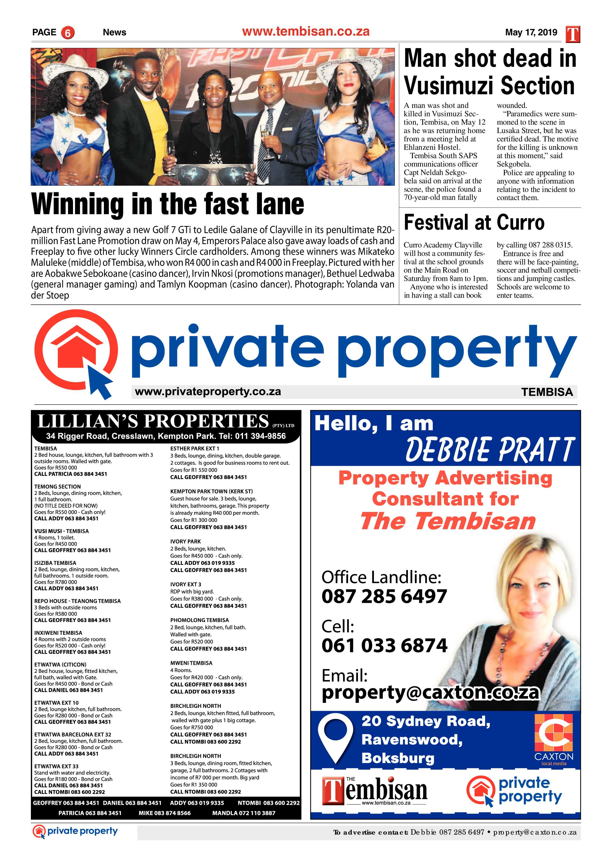 The Tembisan 20 May 2019 page 6