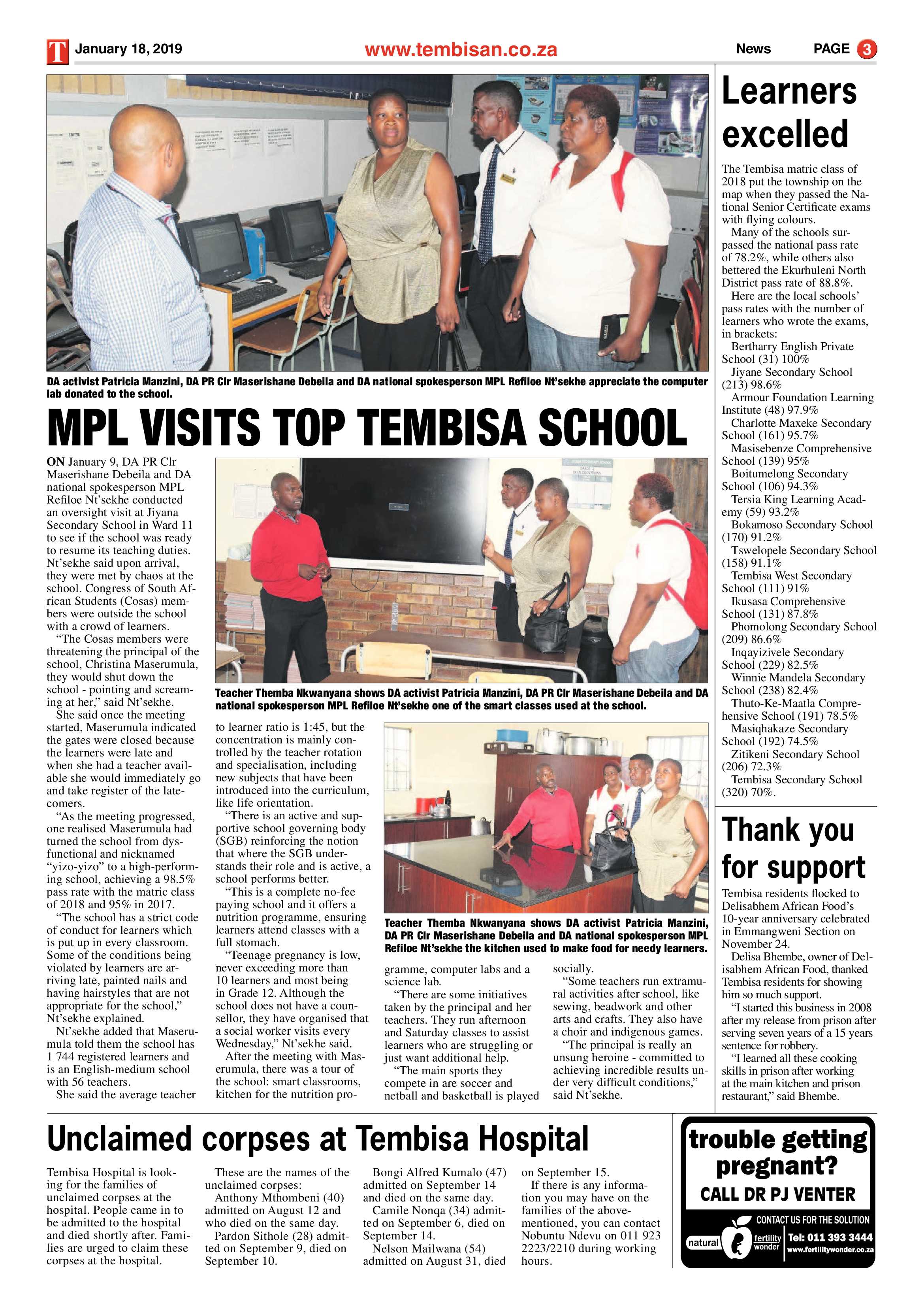 The Tembisan 21 January 2019 page 3