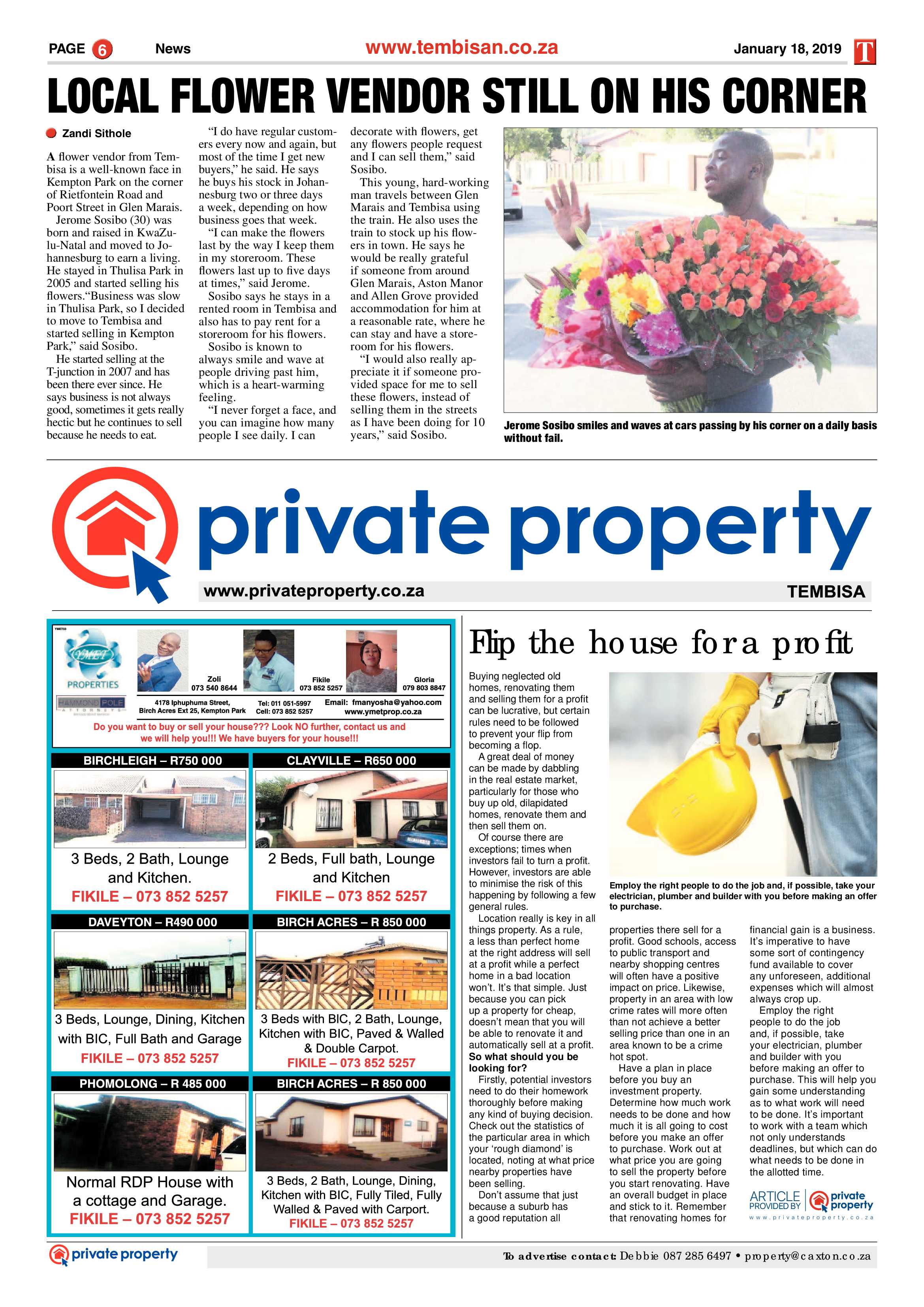 The Tembisan 21 January 2019 page 6