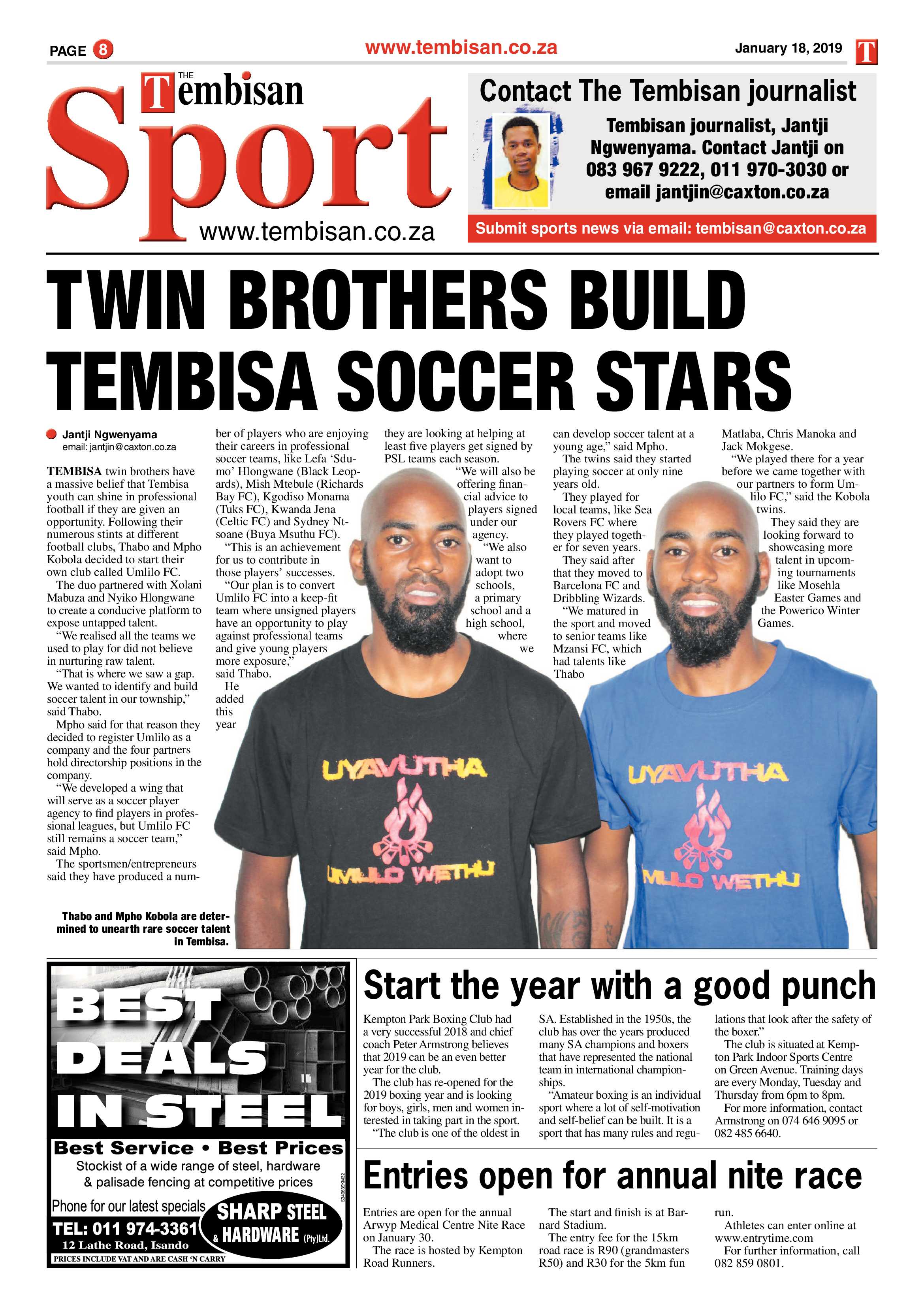 The Tembisan 21 January 2019 page 8