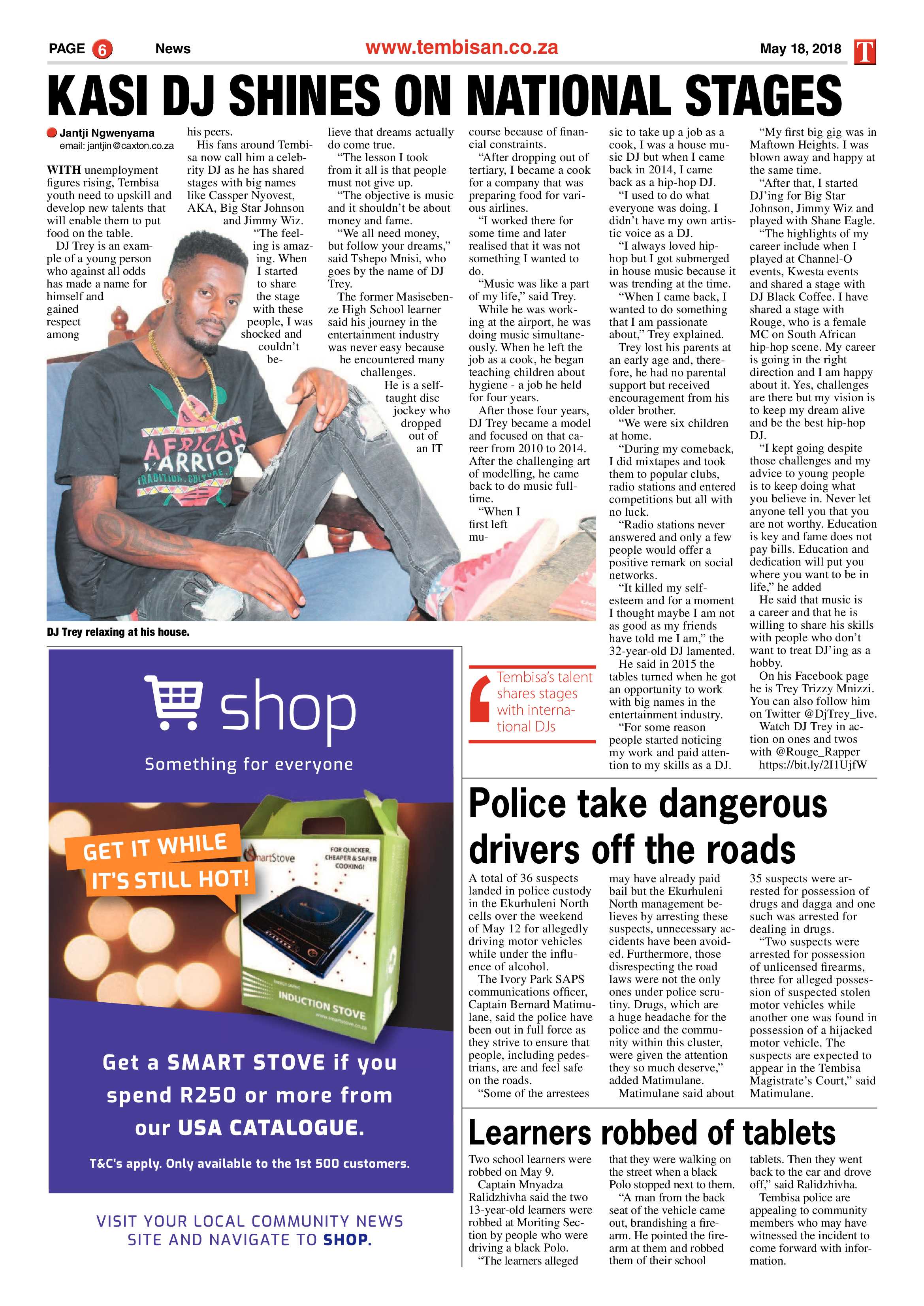 The Tembisan 21 May 2018 page 6