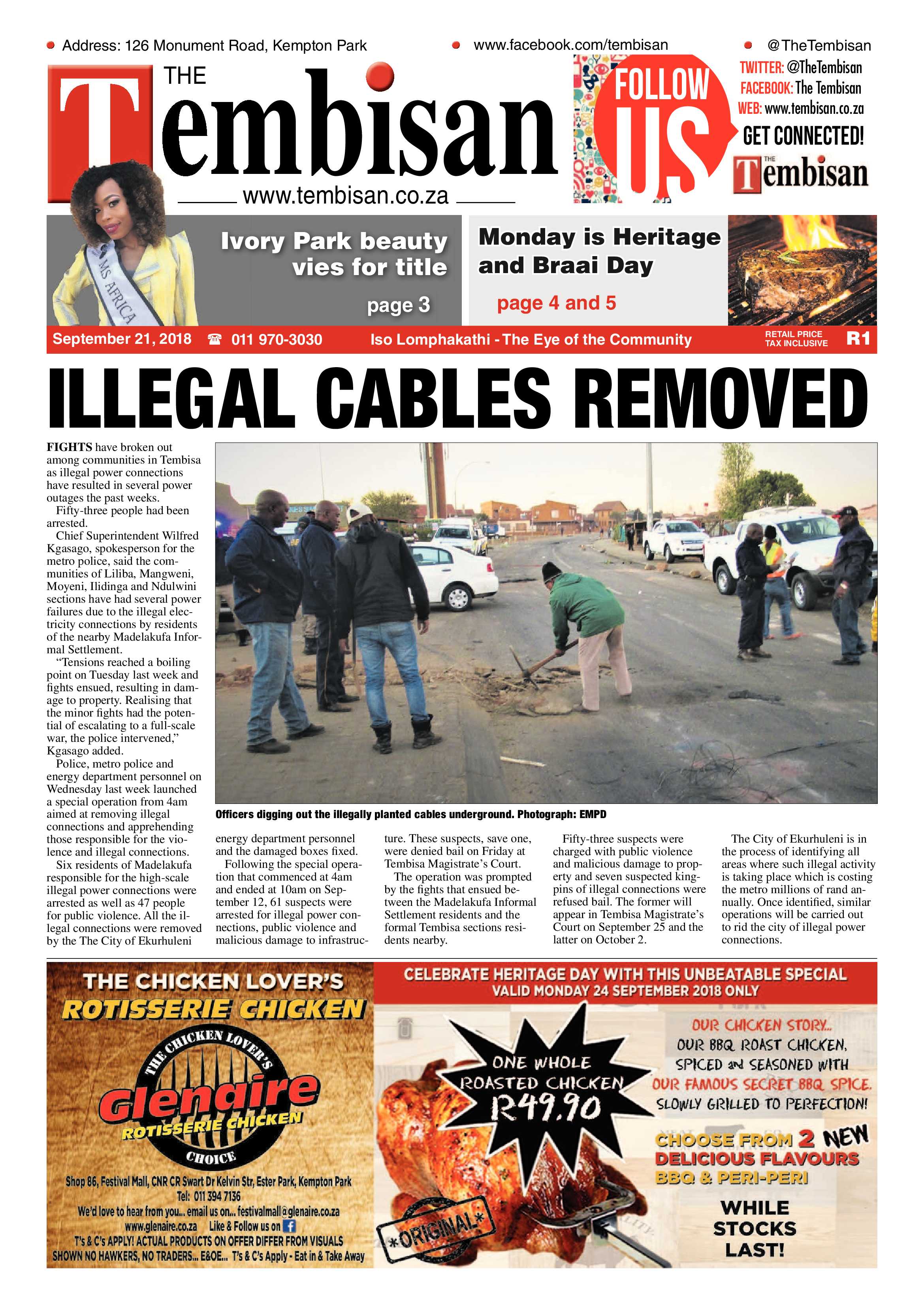 The Tembisan 21 September 2018 page 1
