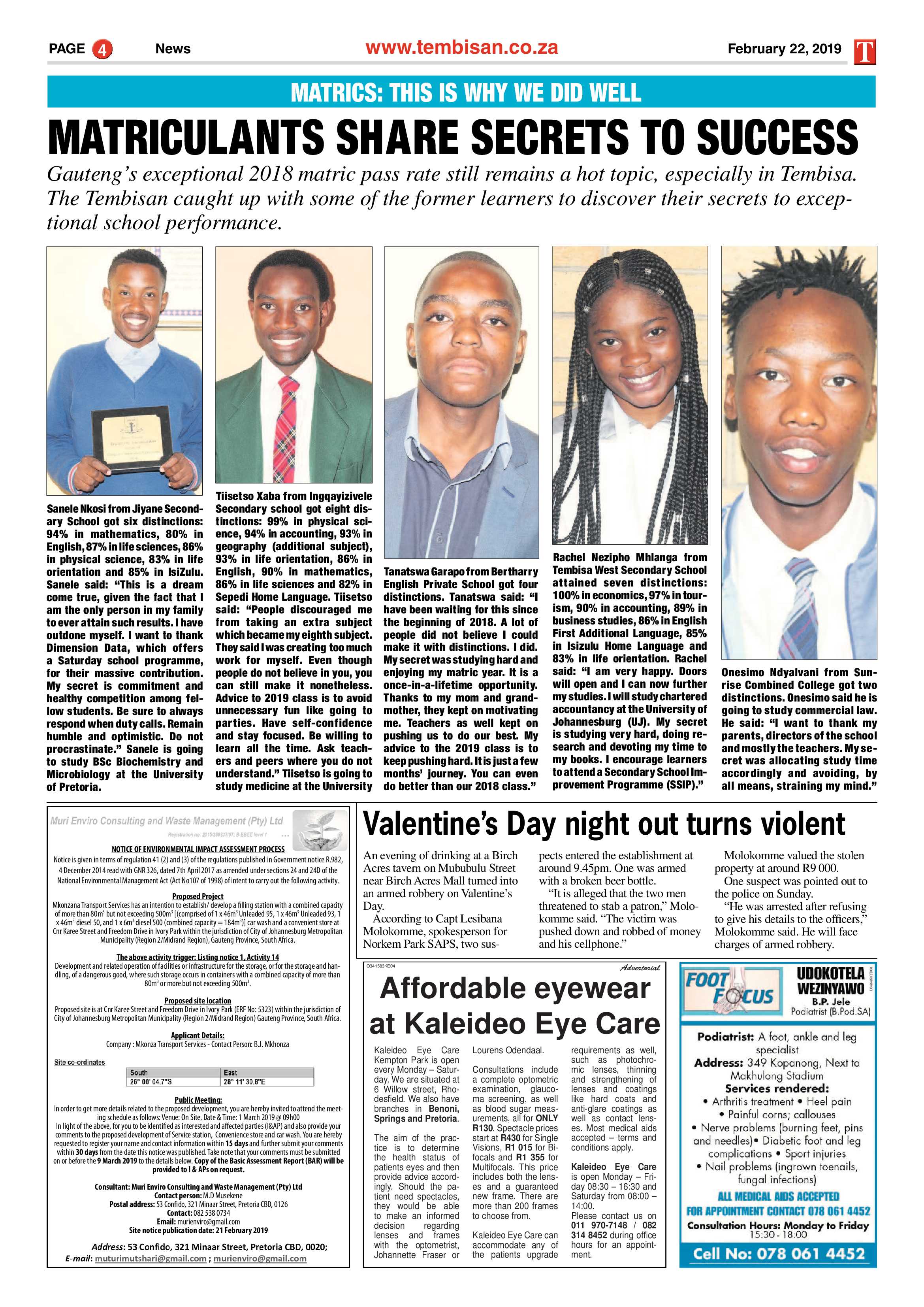 The Tembisan 22 February 2019 page 4