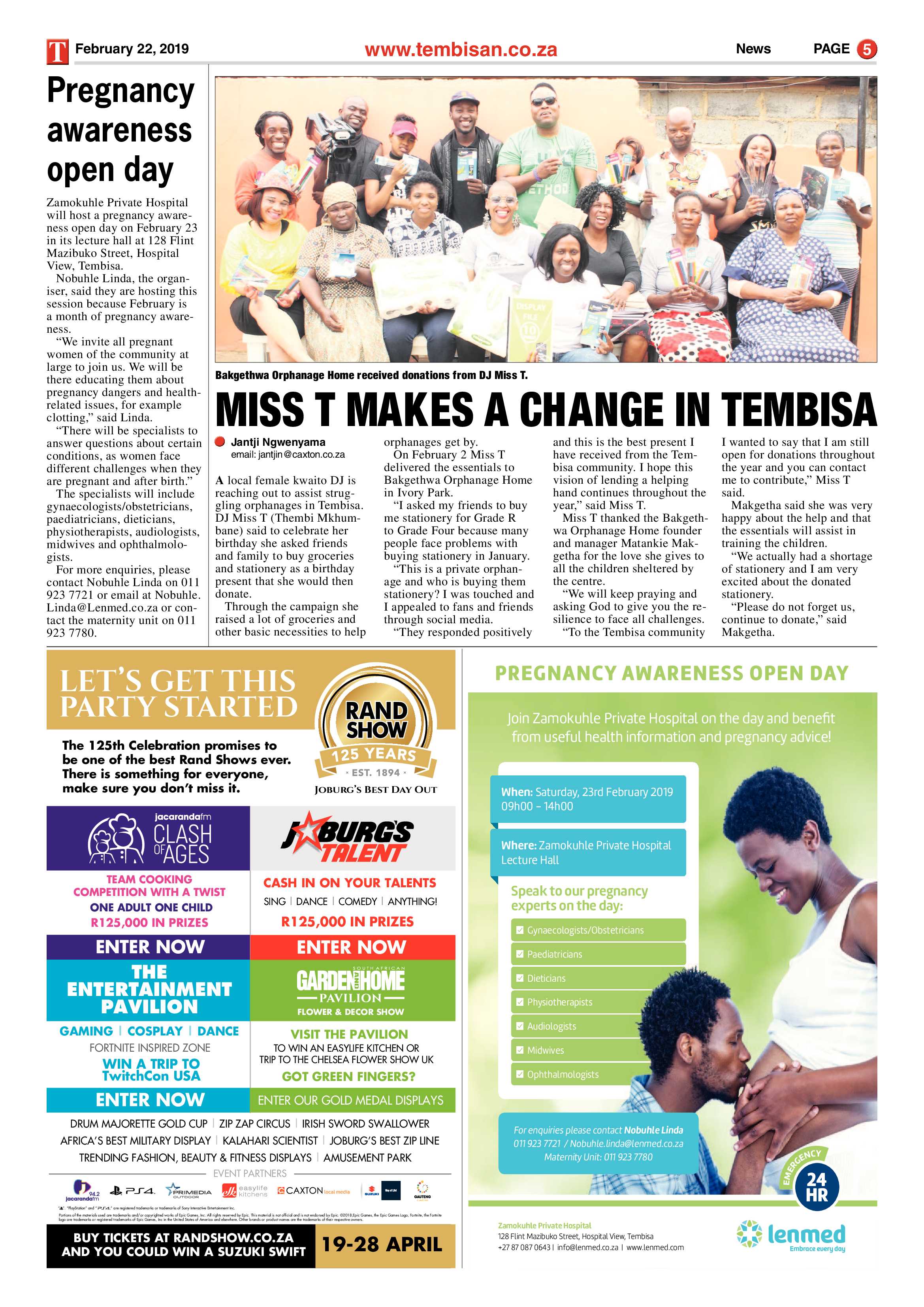 The Tembisan 22 February 2019 page 5