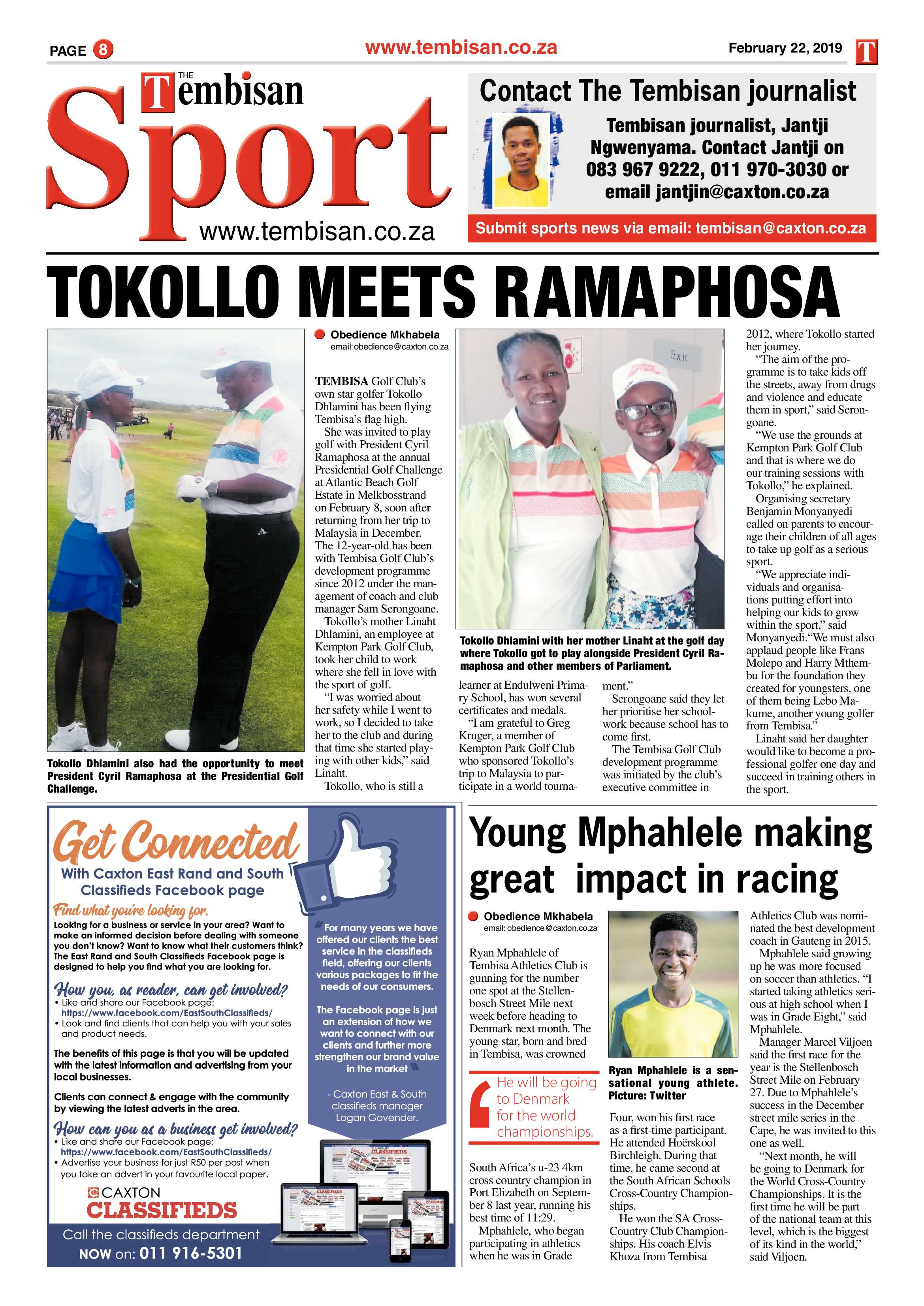 The Tembisan 22 February 2019 page 8