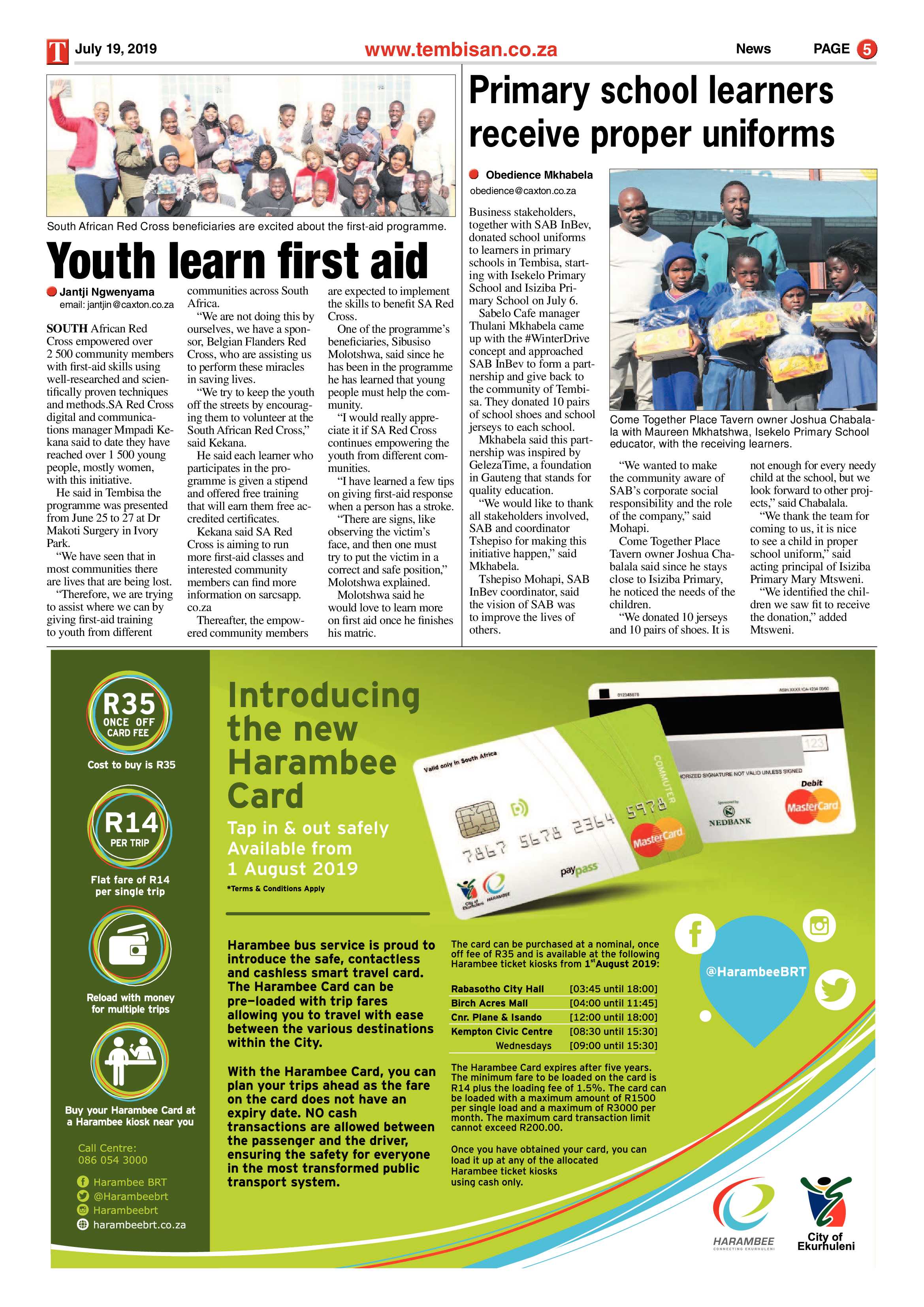 The Tembisan 22 July 2019 page 5