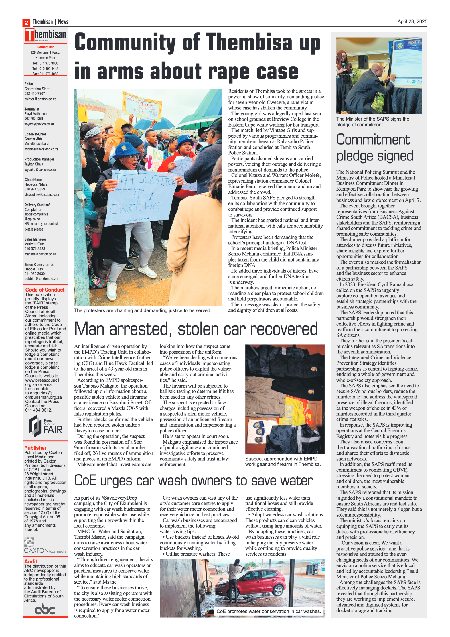 The Tembisan 23 April 2025 page 2