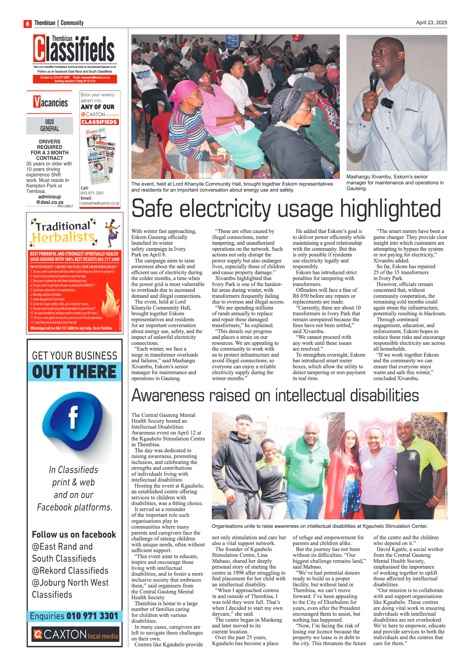 The Tembisan 23 April 2025 page 6