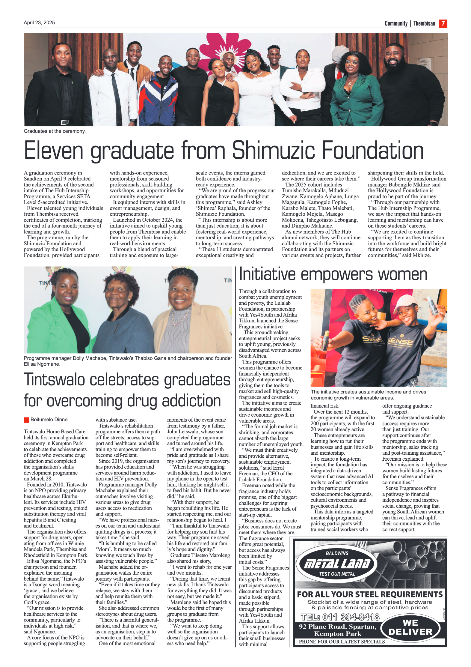 The Tembisan 23 April 2025 page 7