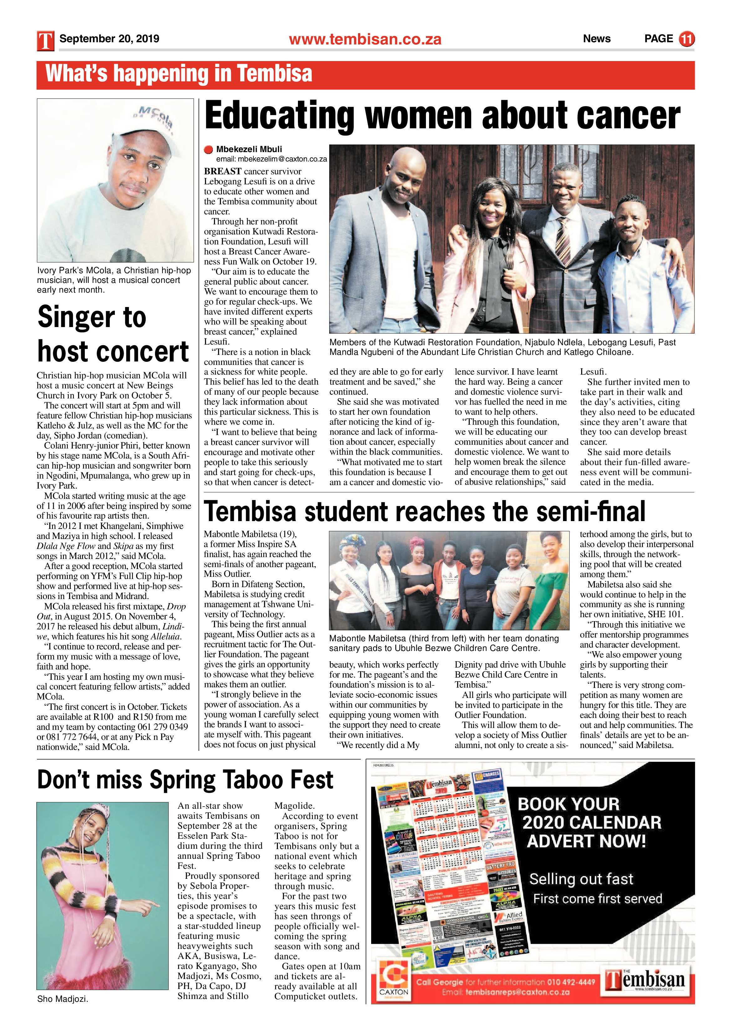 The Tembisan 23 September 2019 page 11