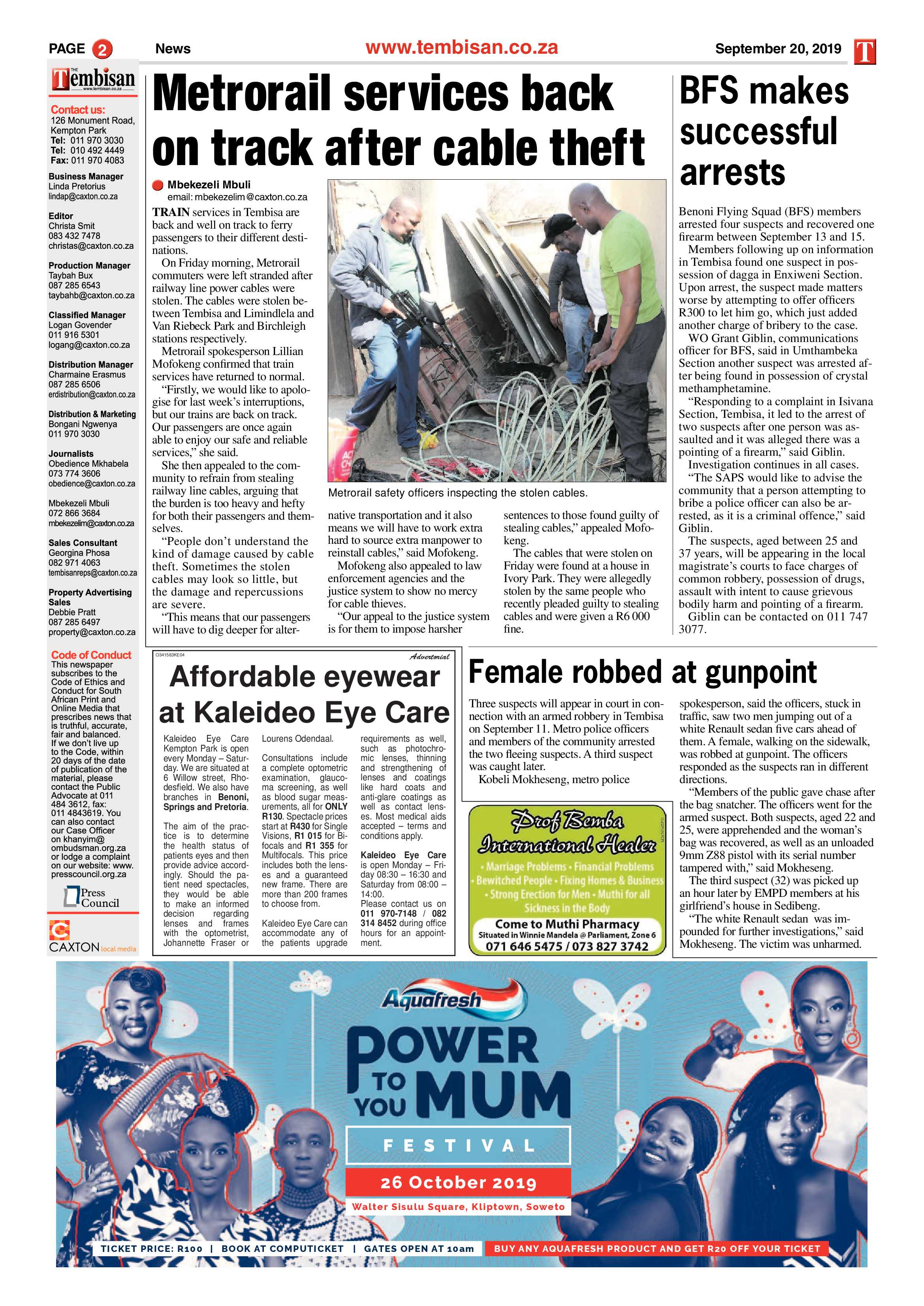 The Tembisan 23 September 2019 page 2