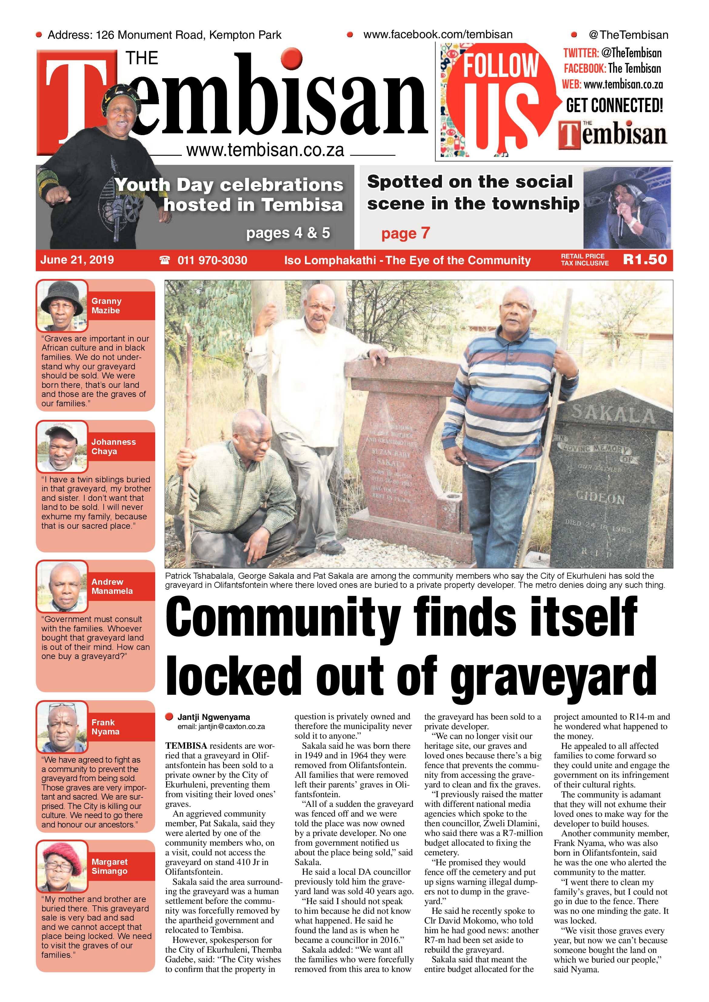 The Tembisan 24 June 2019 page 1