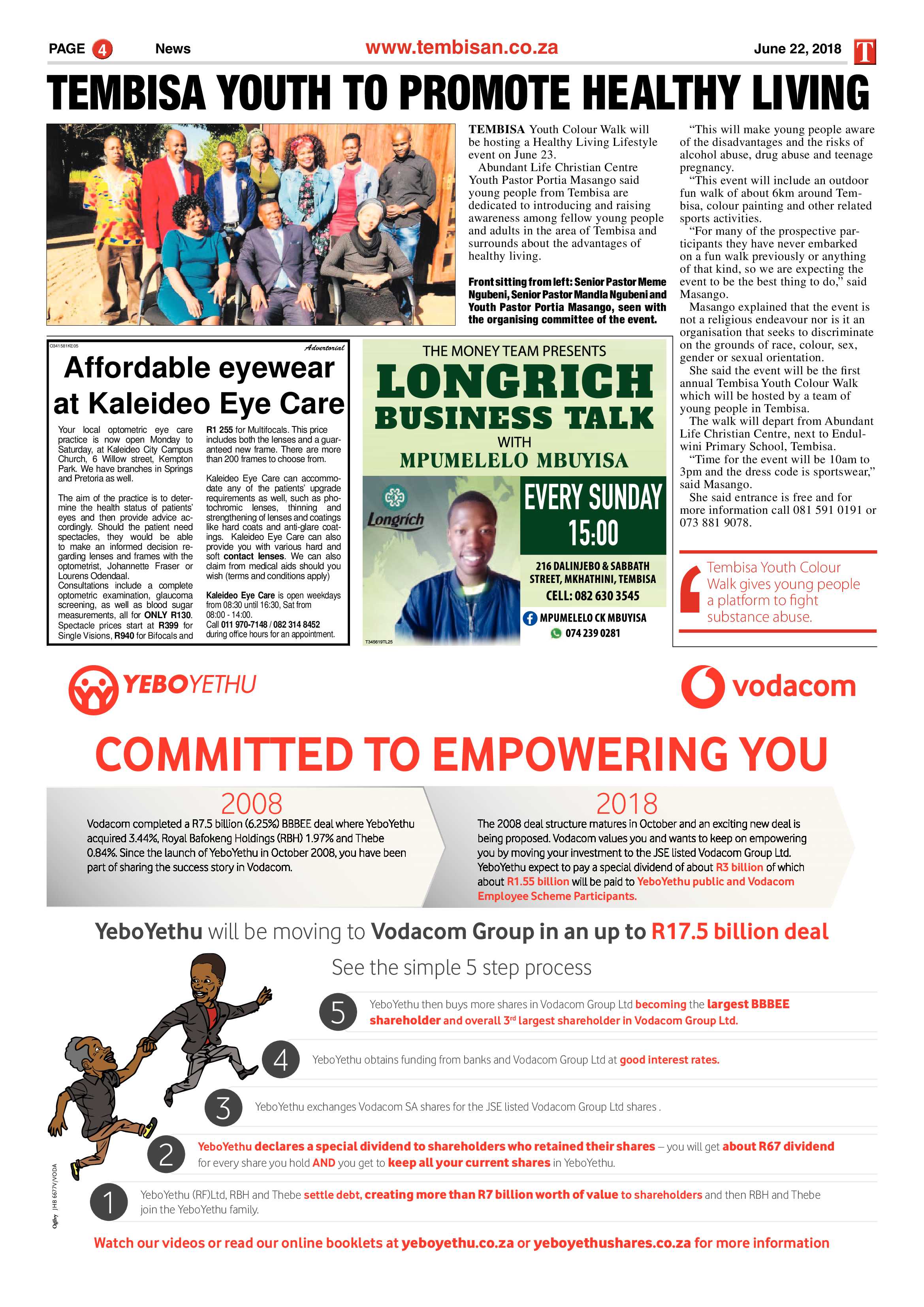 The Tembisan 25 June 2018 page 4