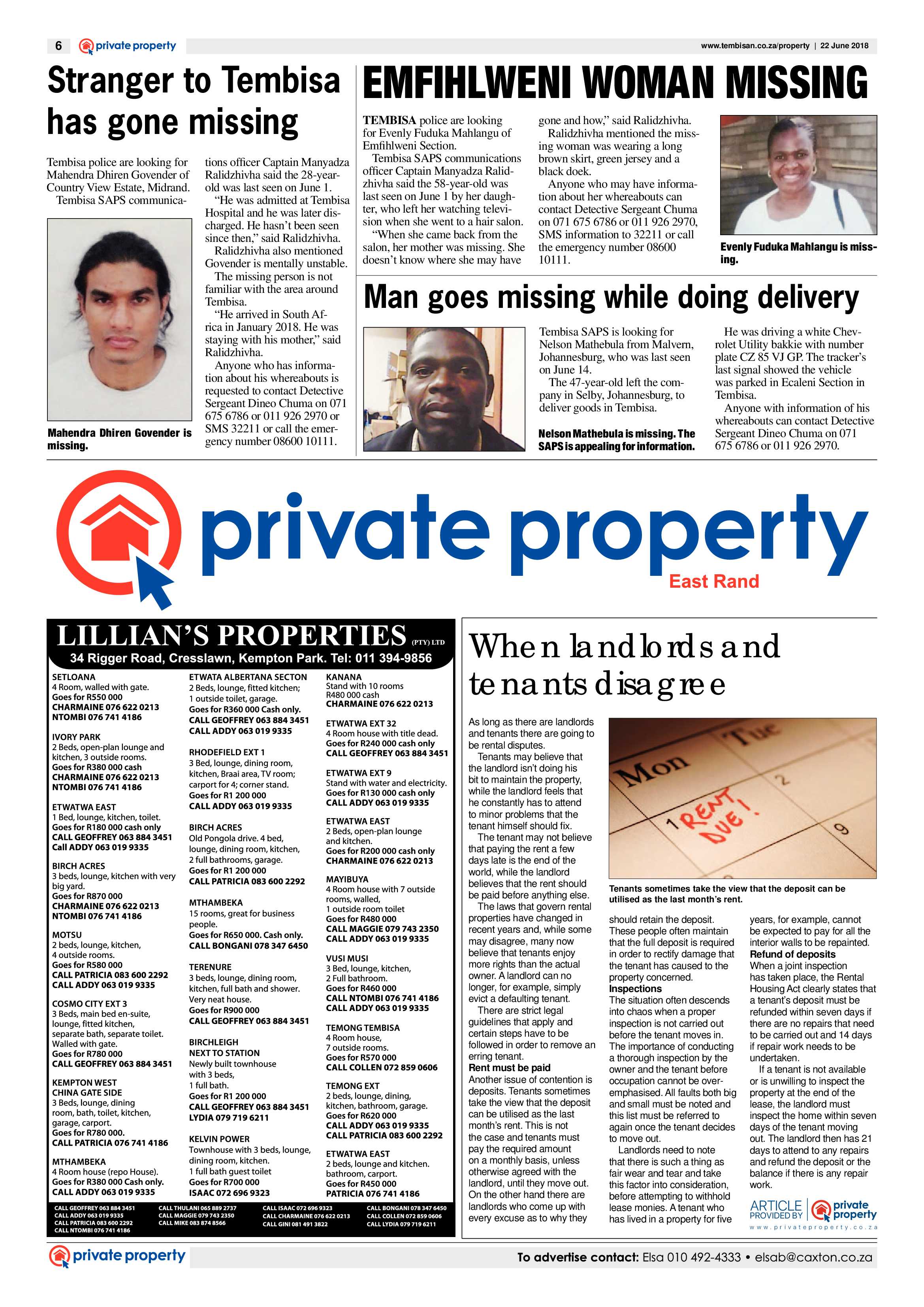 The Tembisan 25 June 2018 page 6