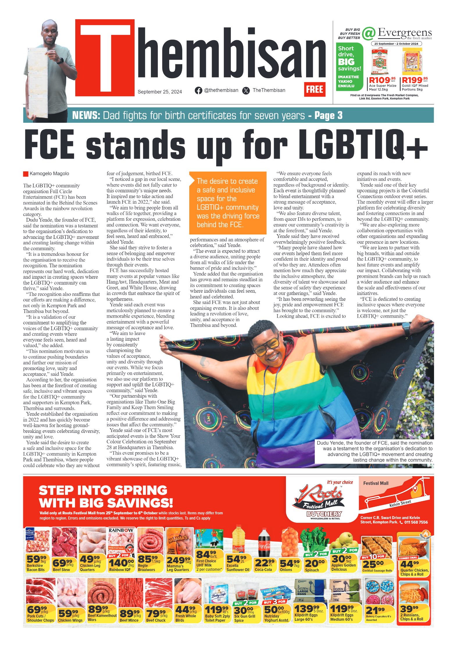 The Tembisan 25 September 2024 page 1