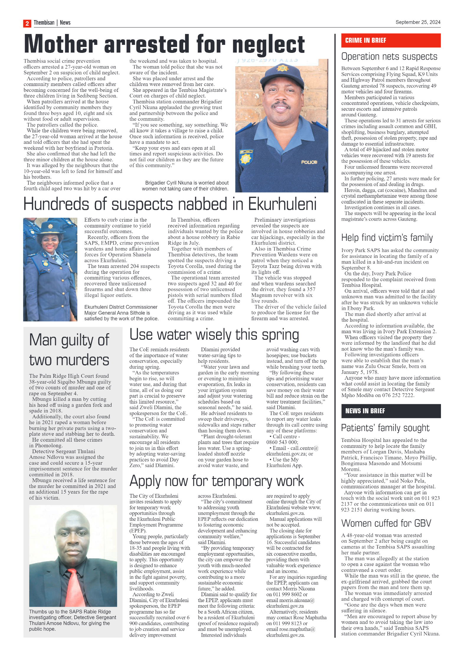 The Tembisan 25 September 2024 page 2