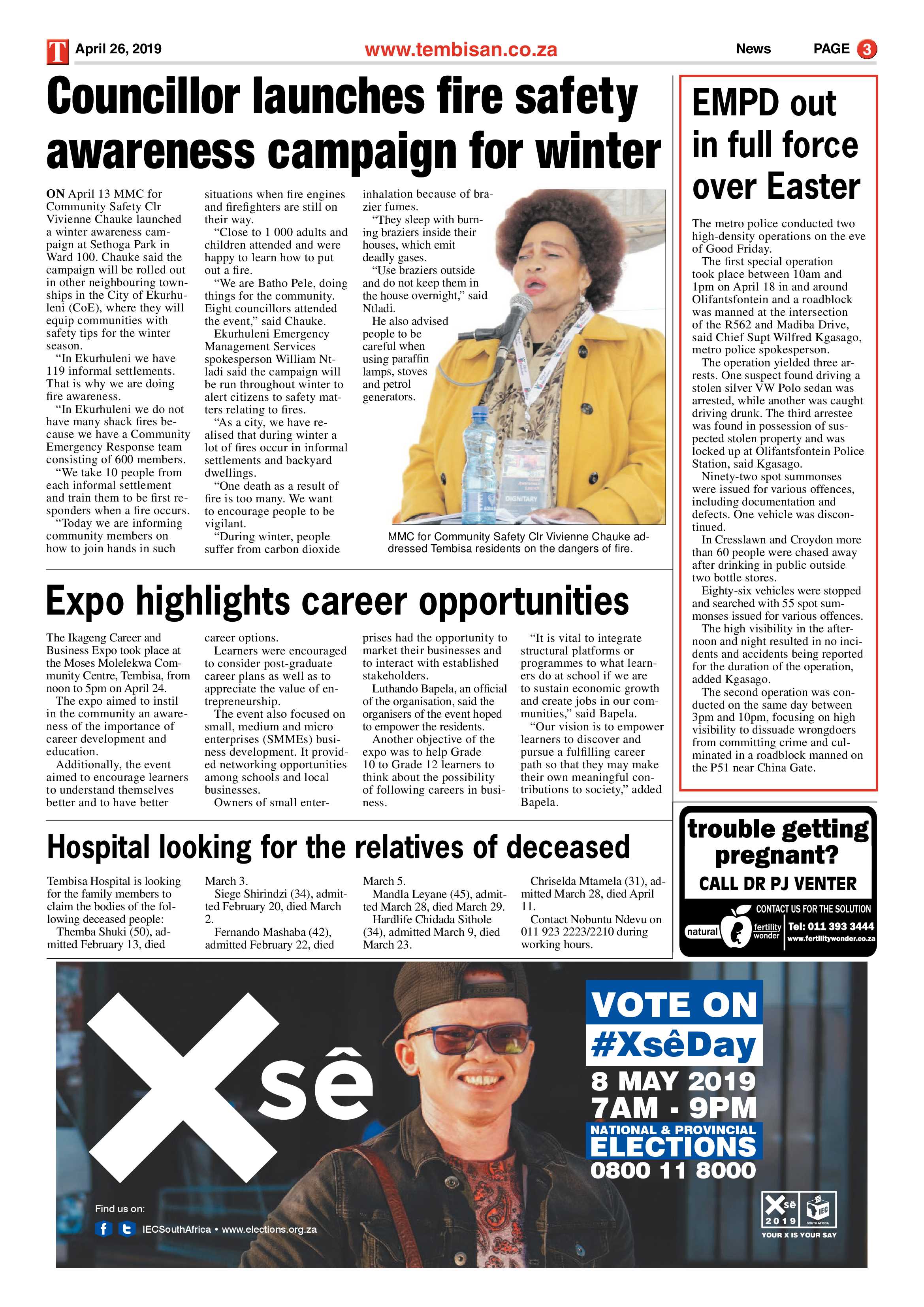 The Tembisan 29 April 2019 page 3