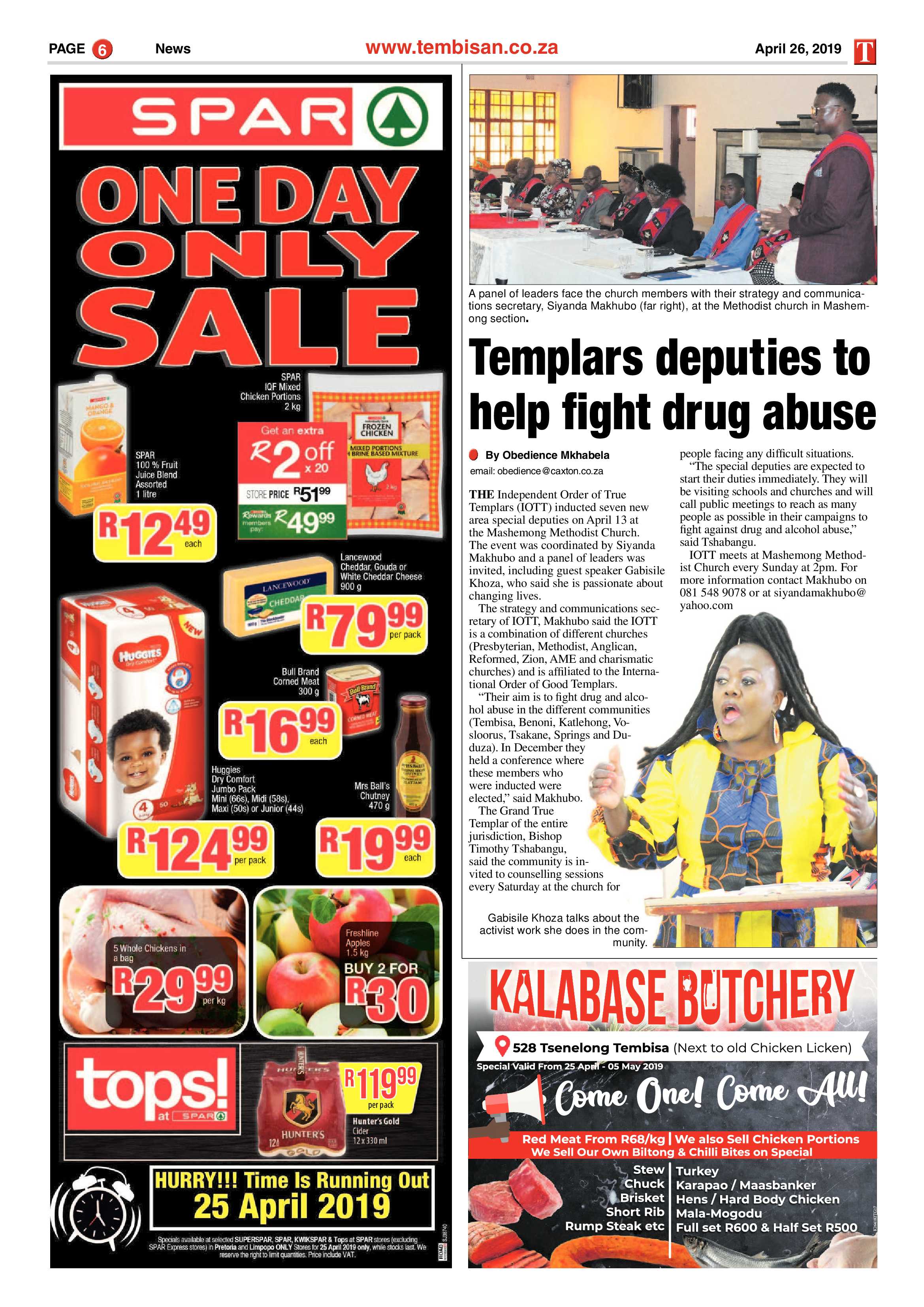 The Tembisan 29 April 2019 page 6