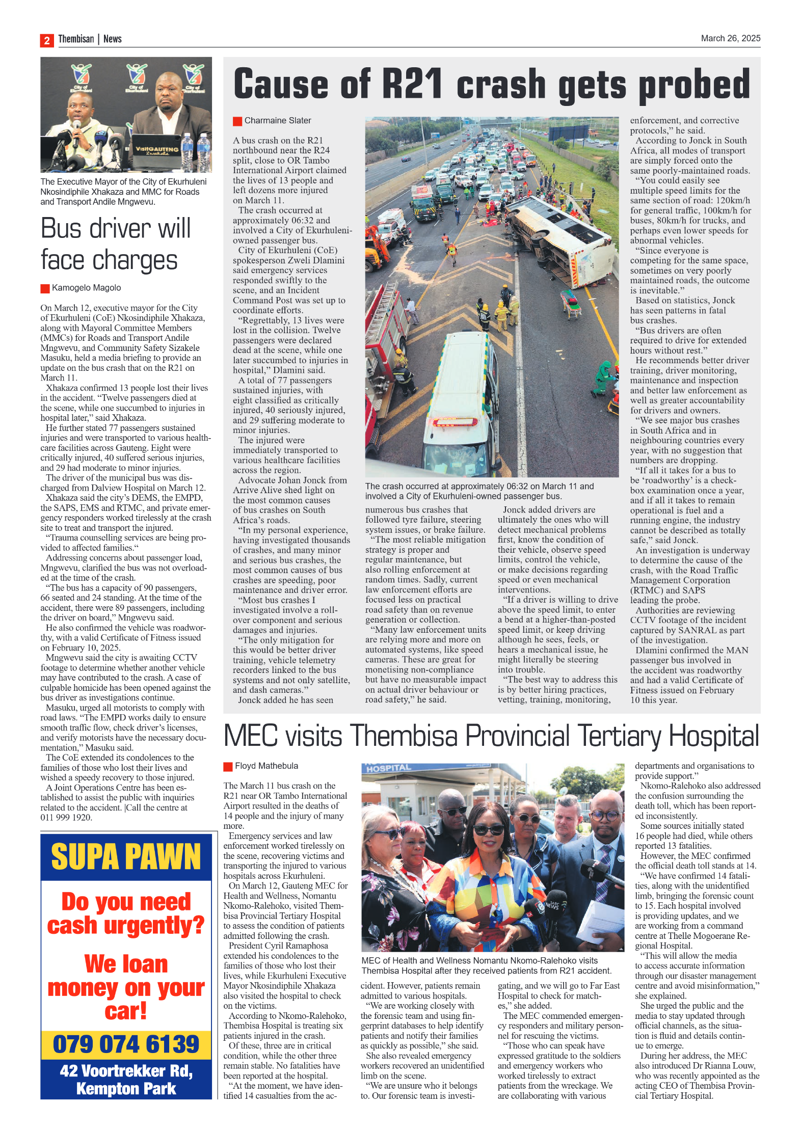 The Tembisan 26 March 2025 page 2