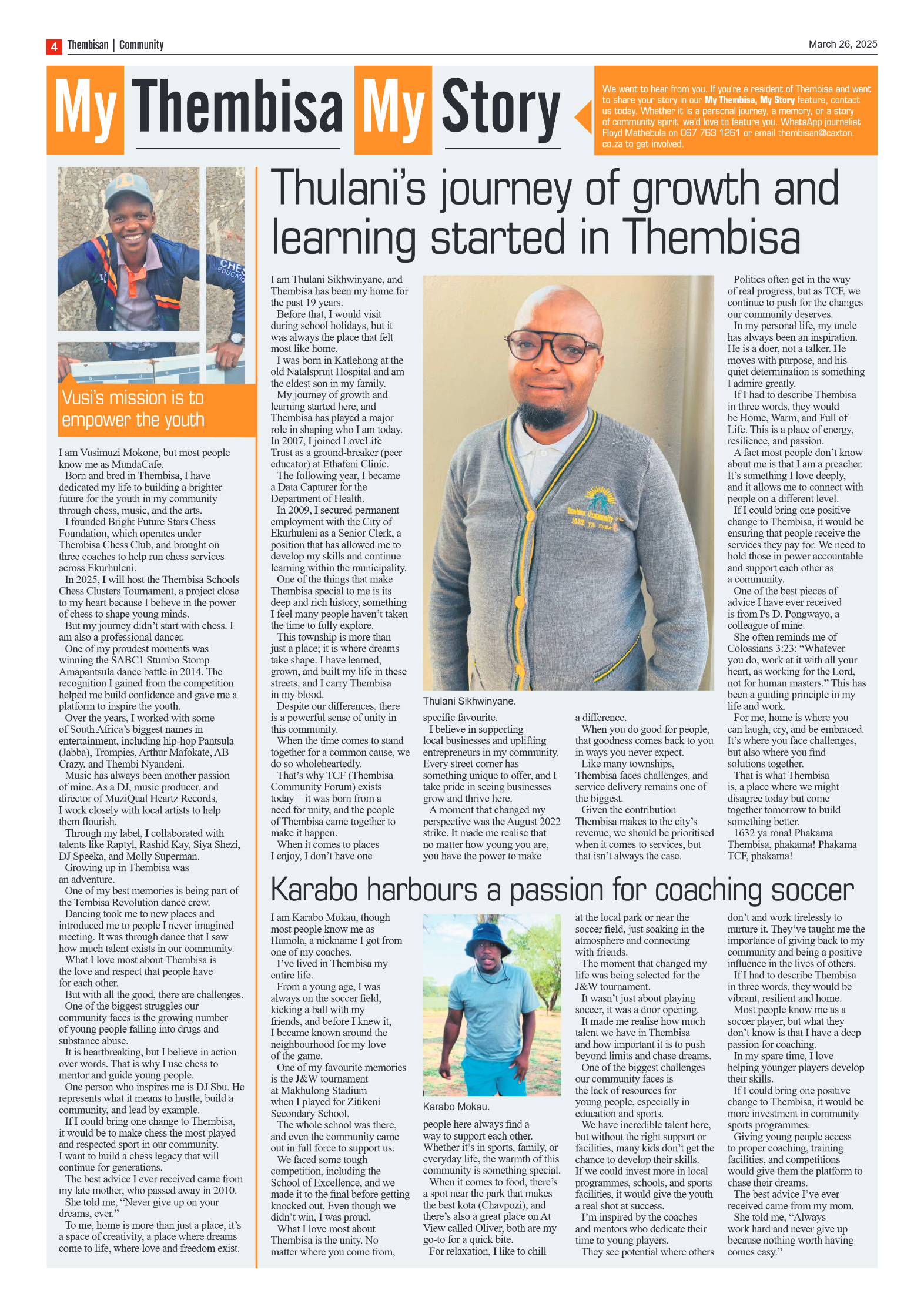 The Tembisan 26 March 2025 page 4