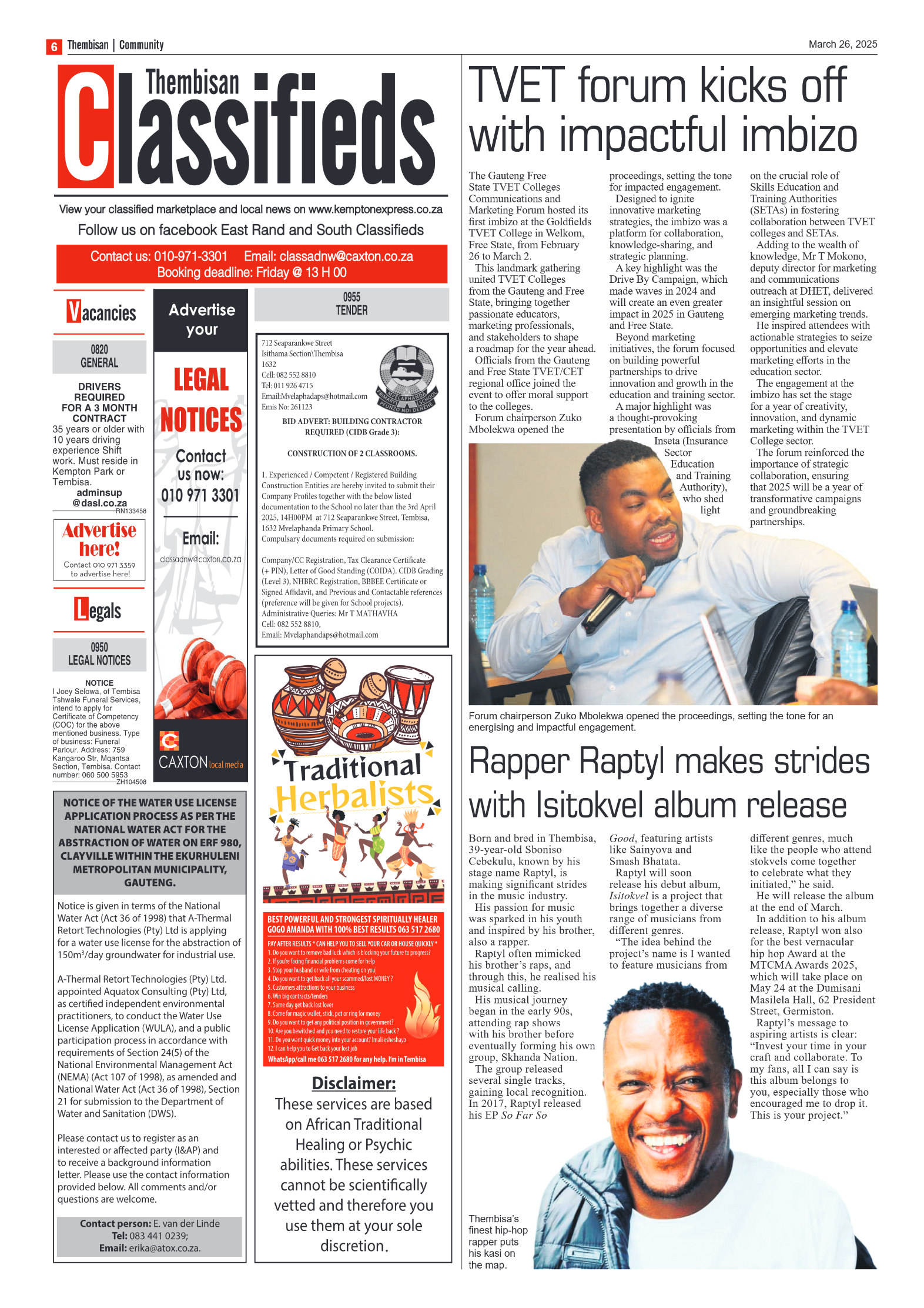 The Tembisan 26 March 2025 page 6