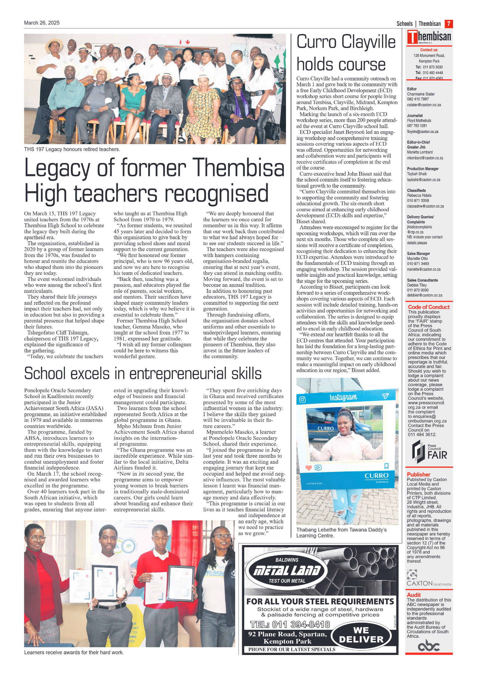 The Tembisan 26 March 2025 page 7