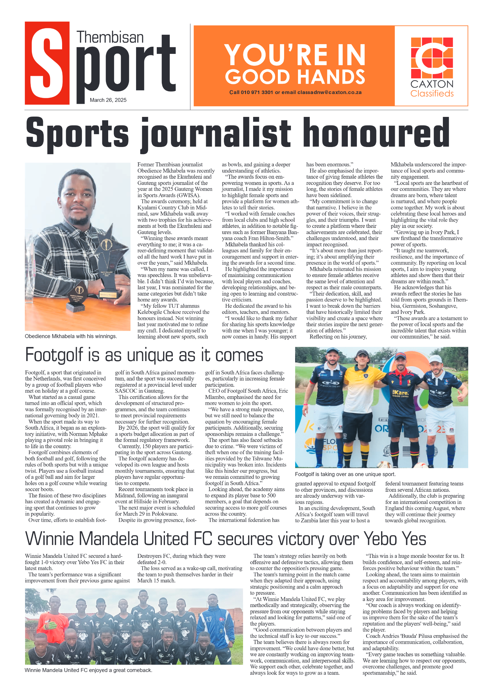 The Tembisan 26 March 2025 page 8