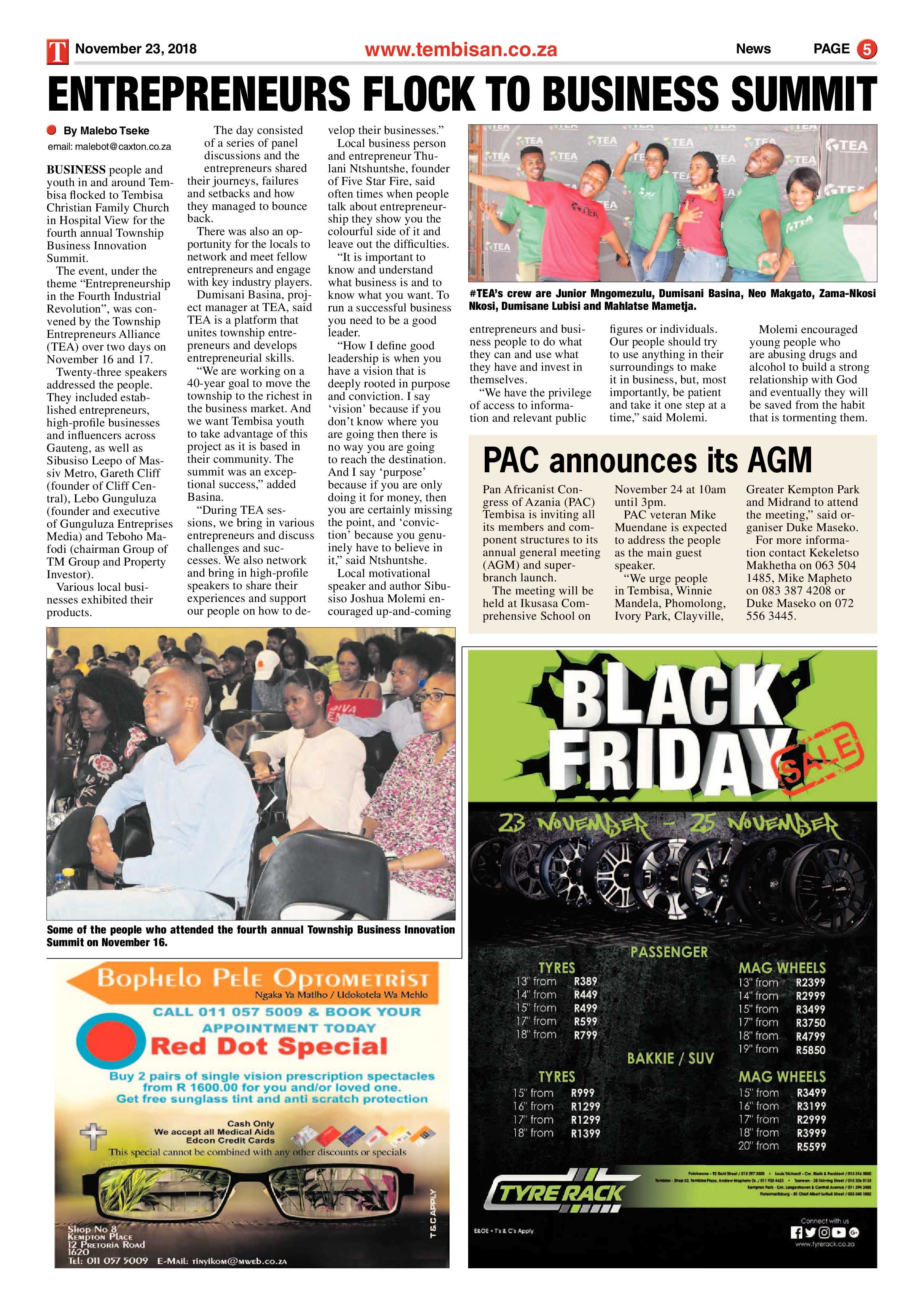 The Tembisan 26 November 2018 page 5