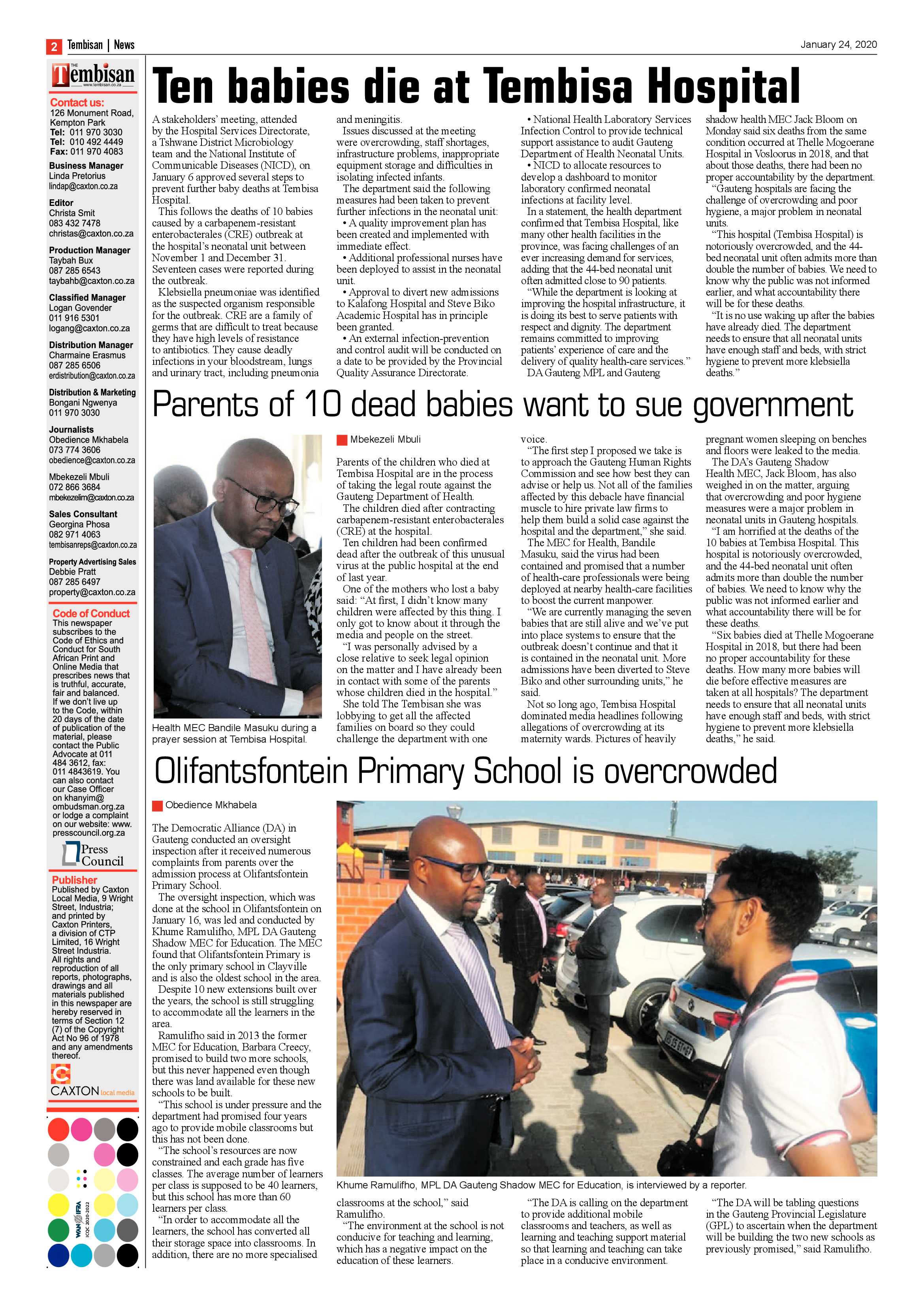 The Tembisan 27 January 2020 page 2