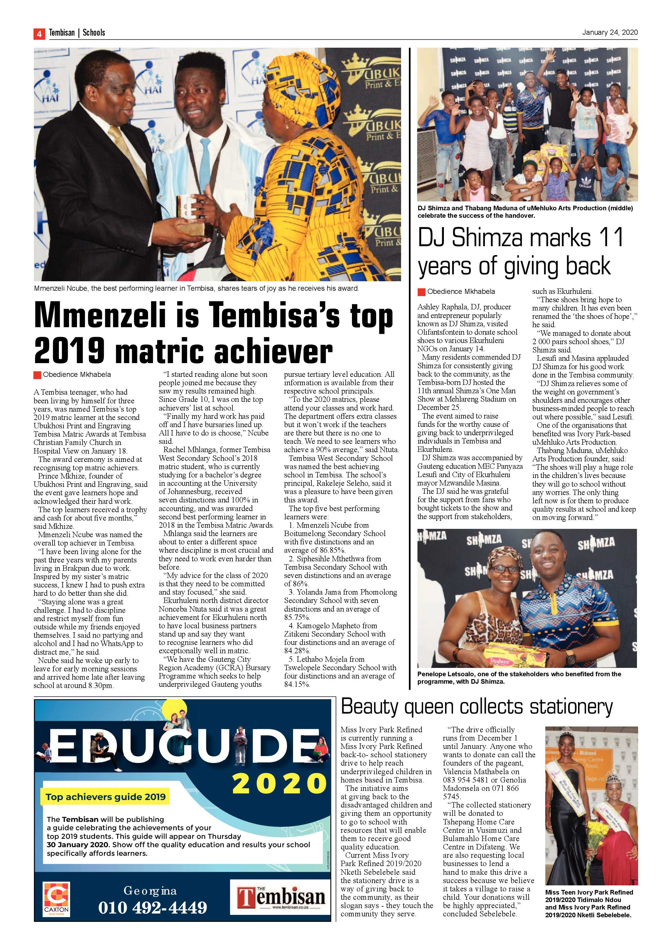 The Tembisan 27 January 2020 page 4