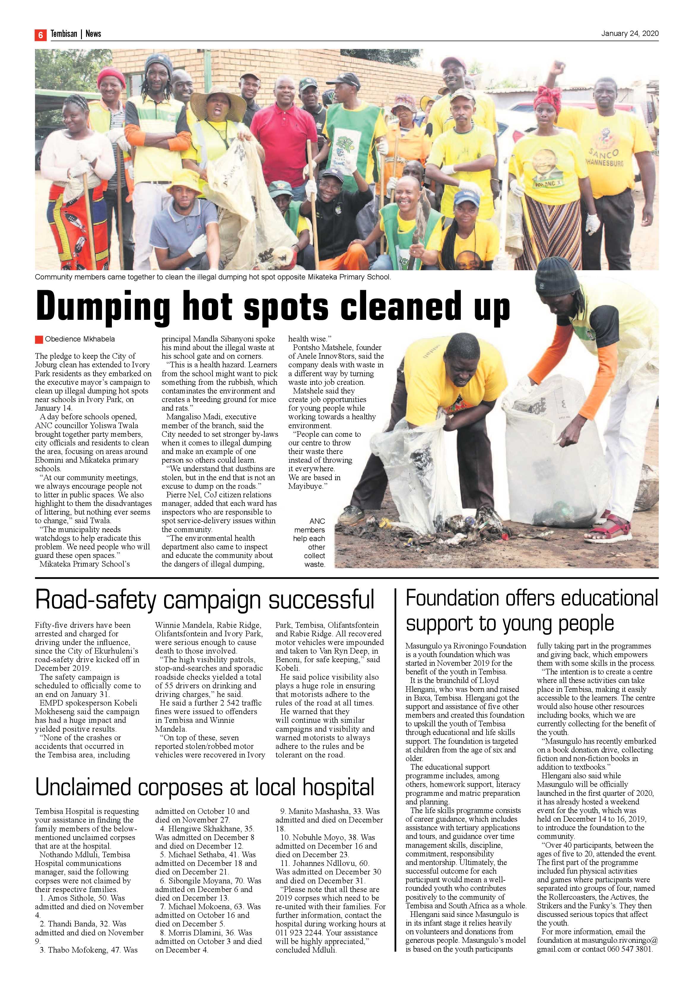 The Tembisan 27 January 2020 page 6