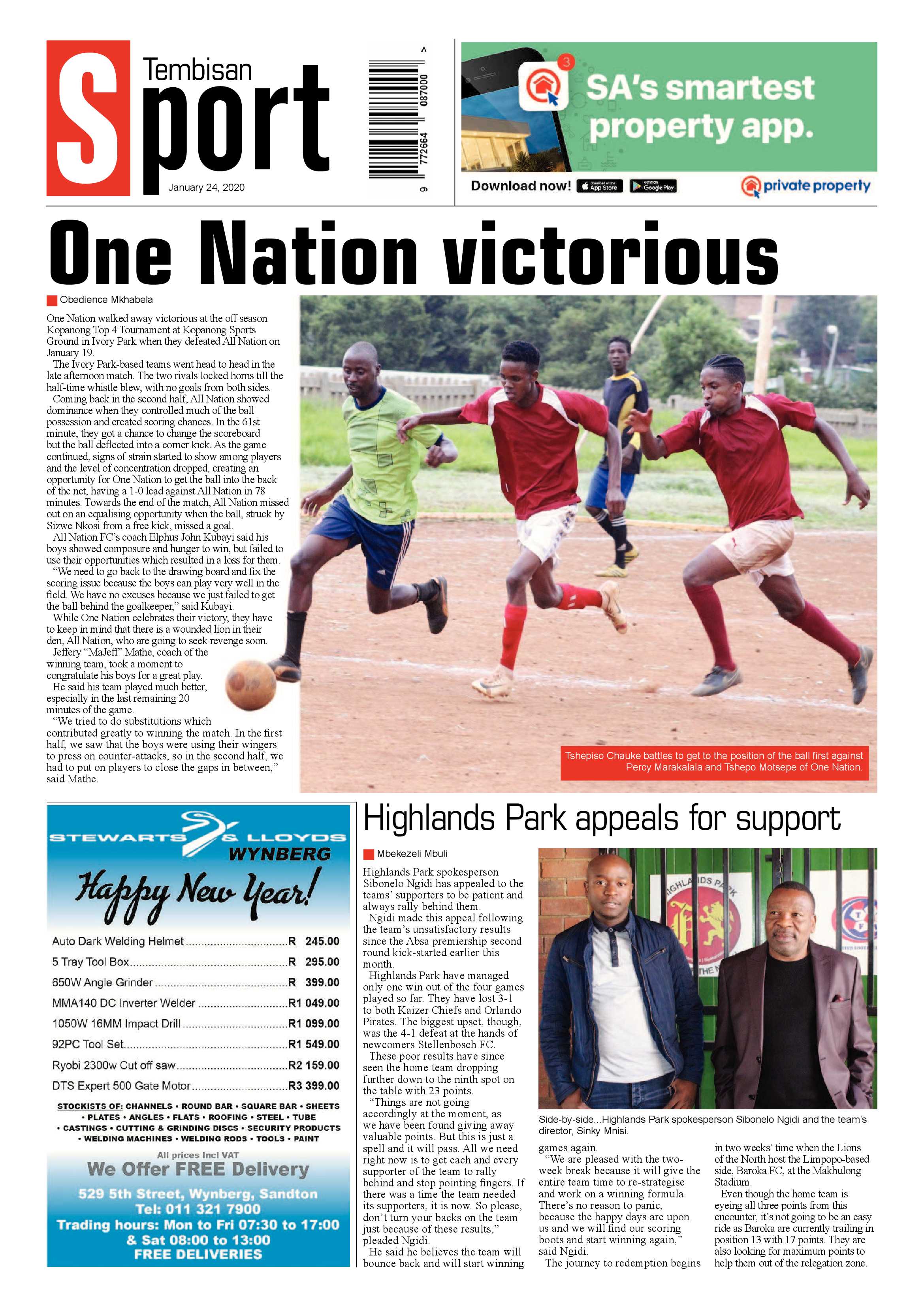 The Tembisan 27 January 2020 page 8
