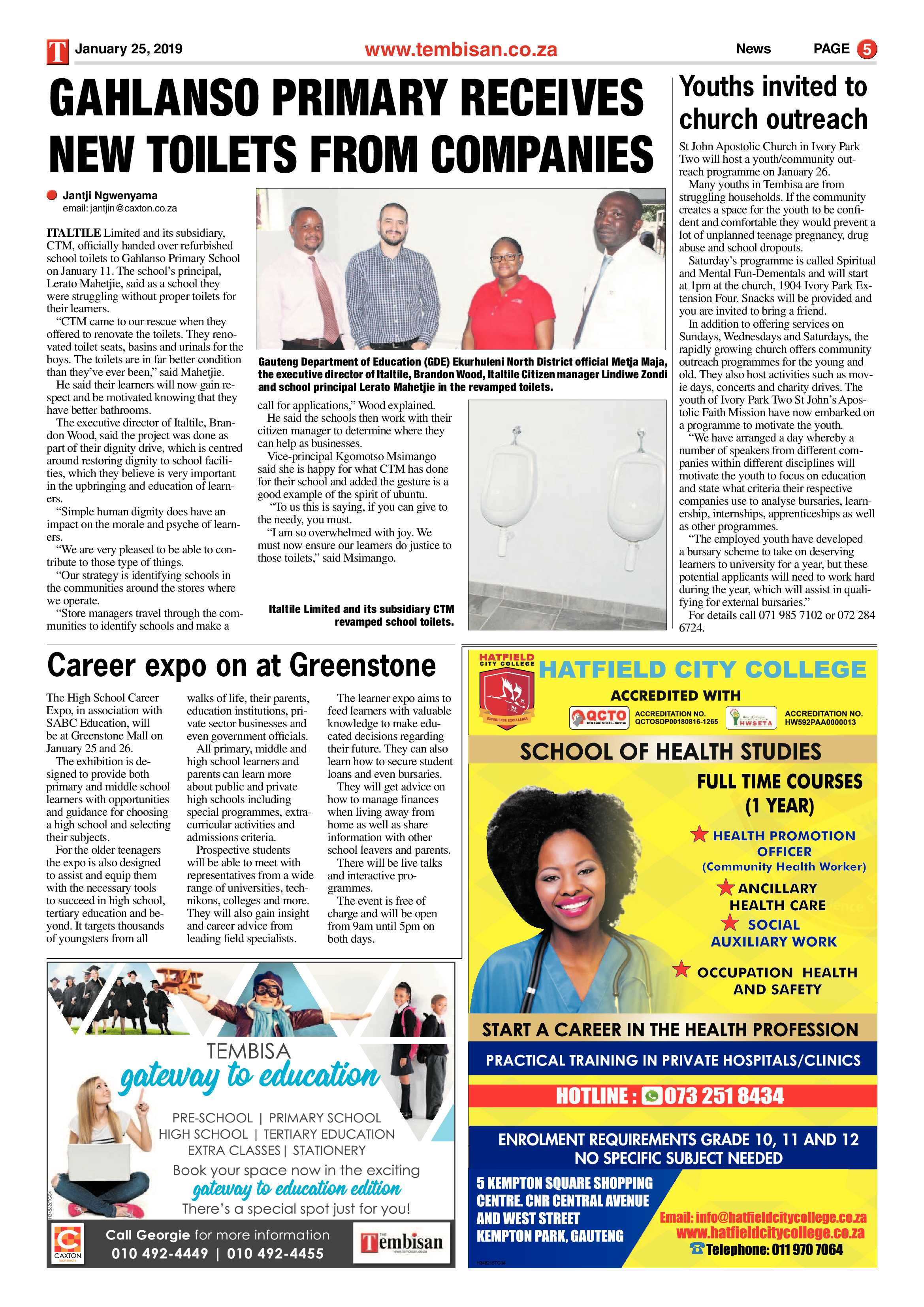 The Tembisan 28 January 2019 page 5