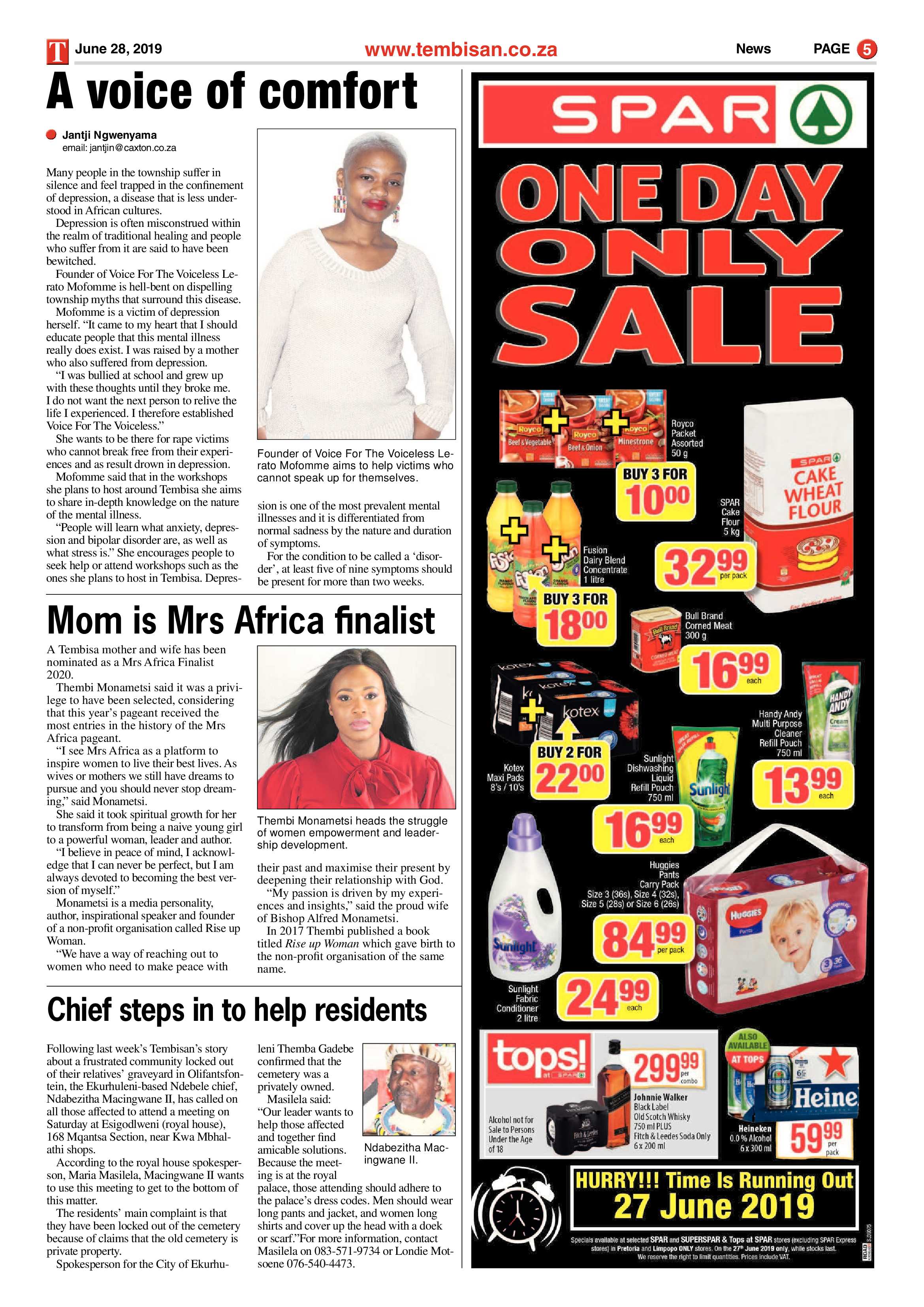 The Tembisan 28 June 2019 page 5