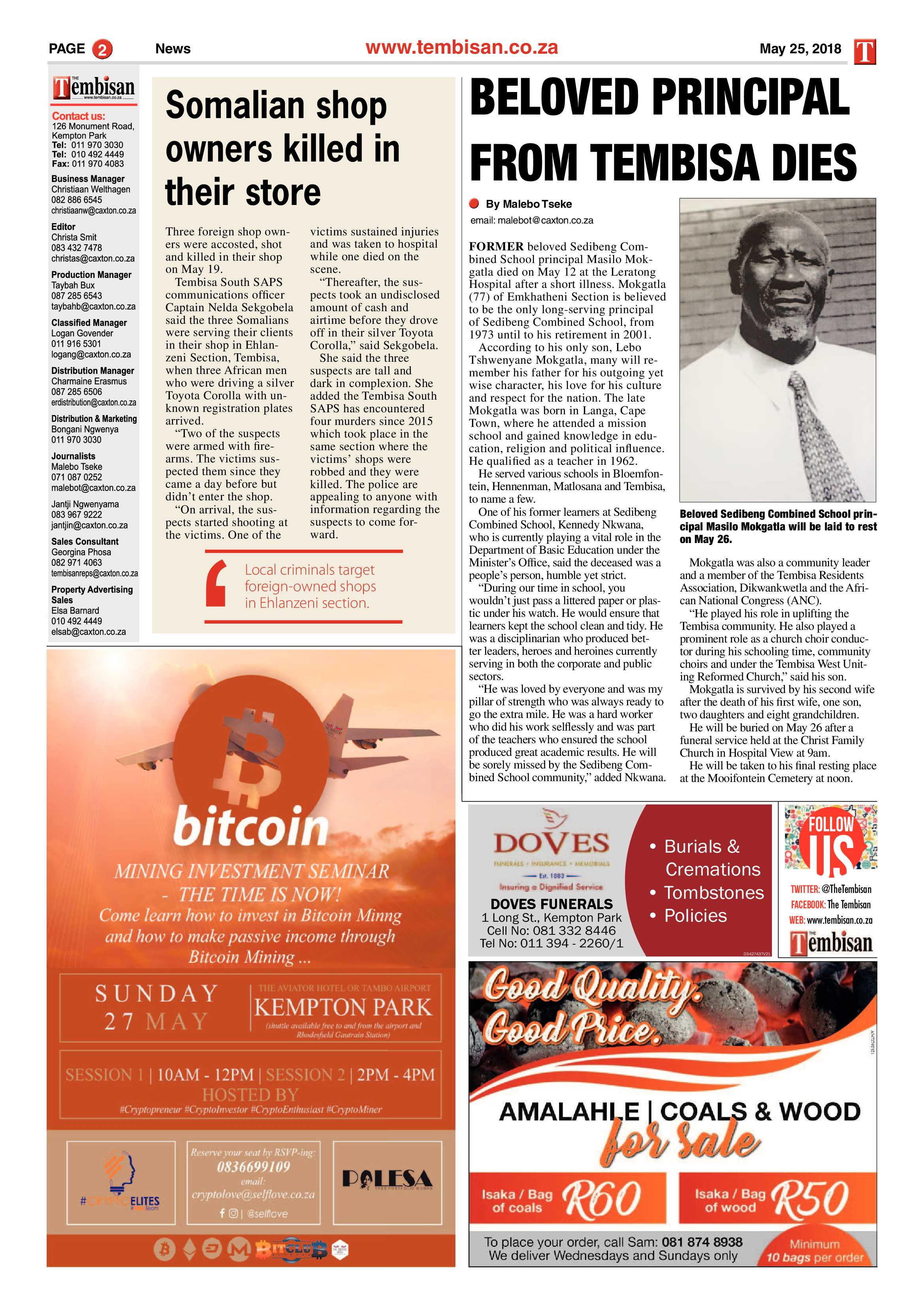The Tembisan 28 May 2018 page 2