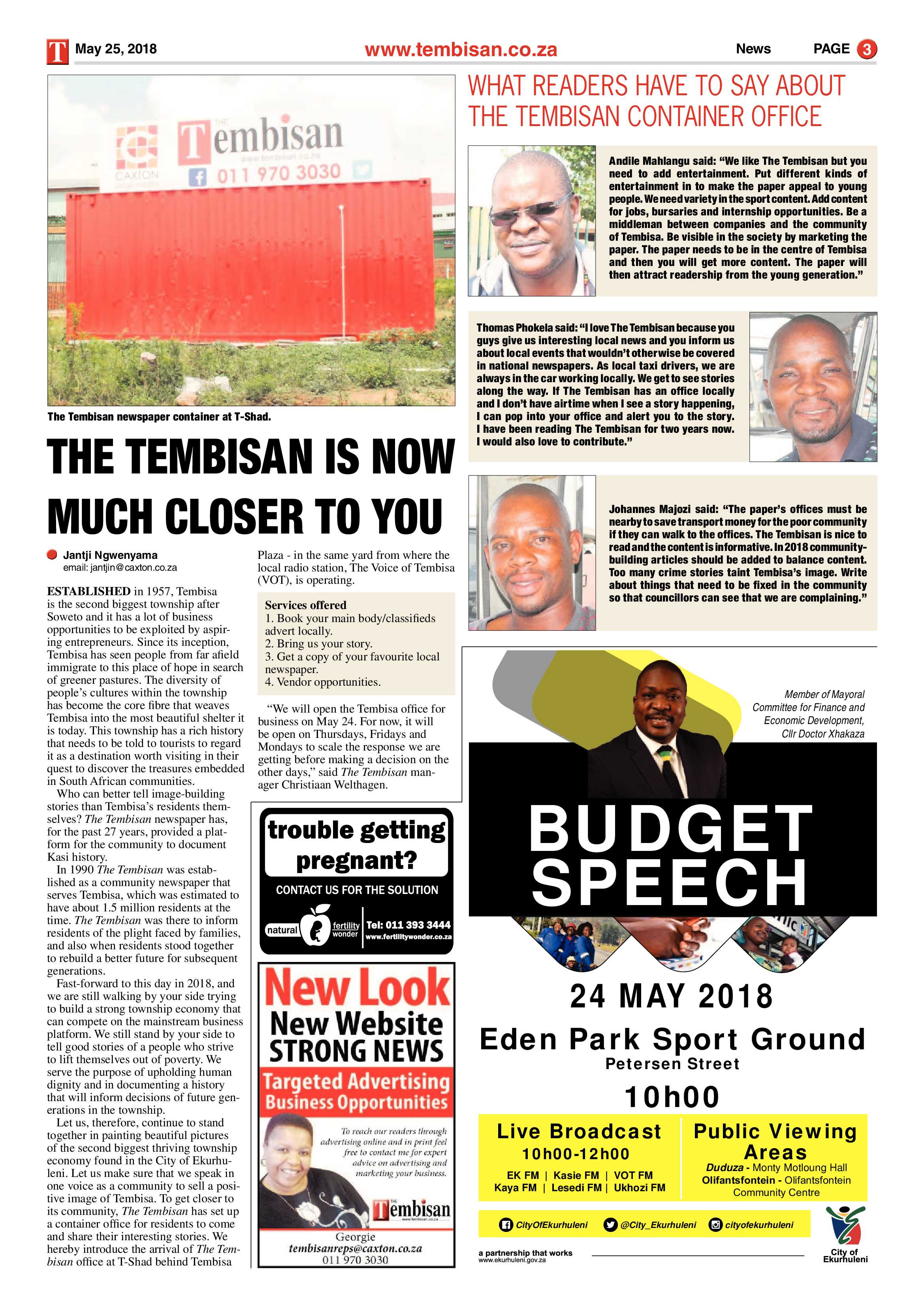The Tembisan 28 May 2018 page 3