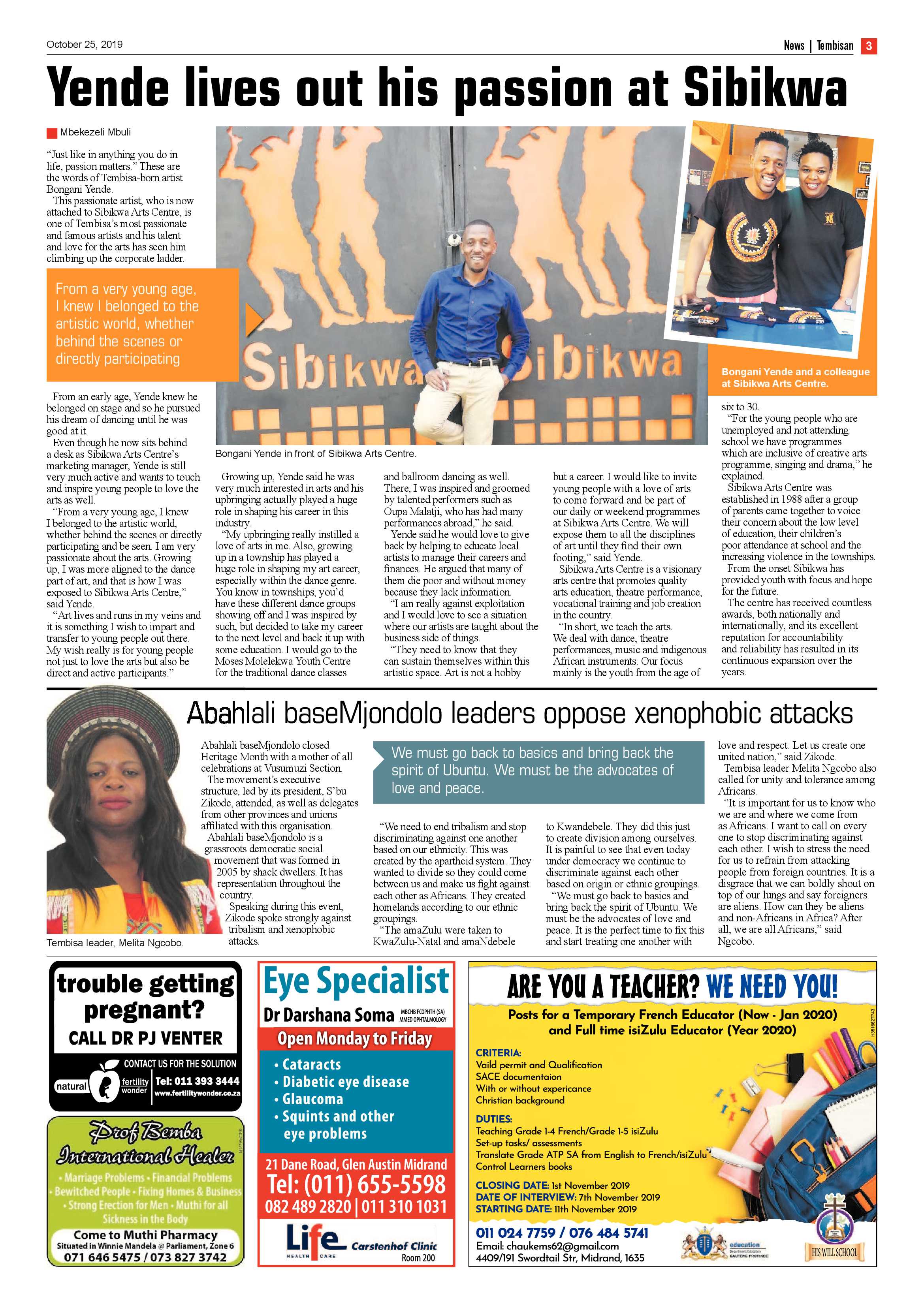 The Tembisan 28 October 2019 page 3
