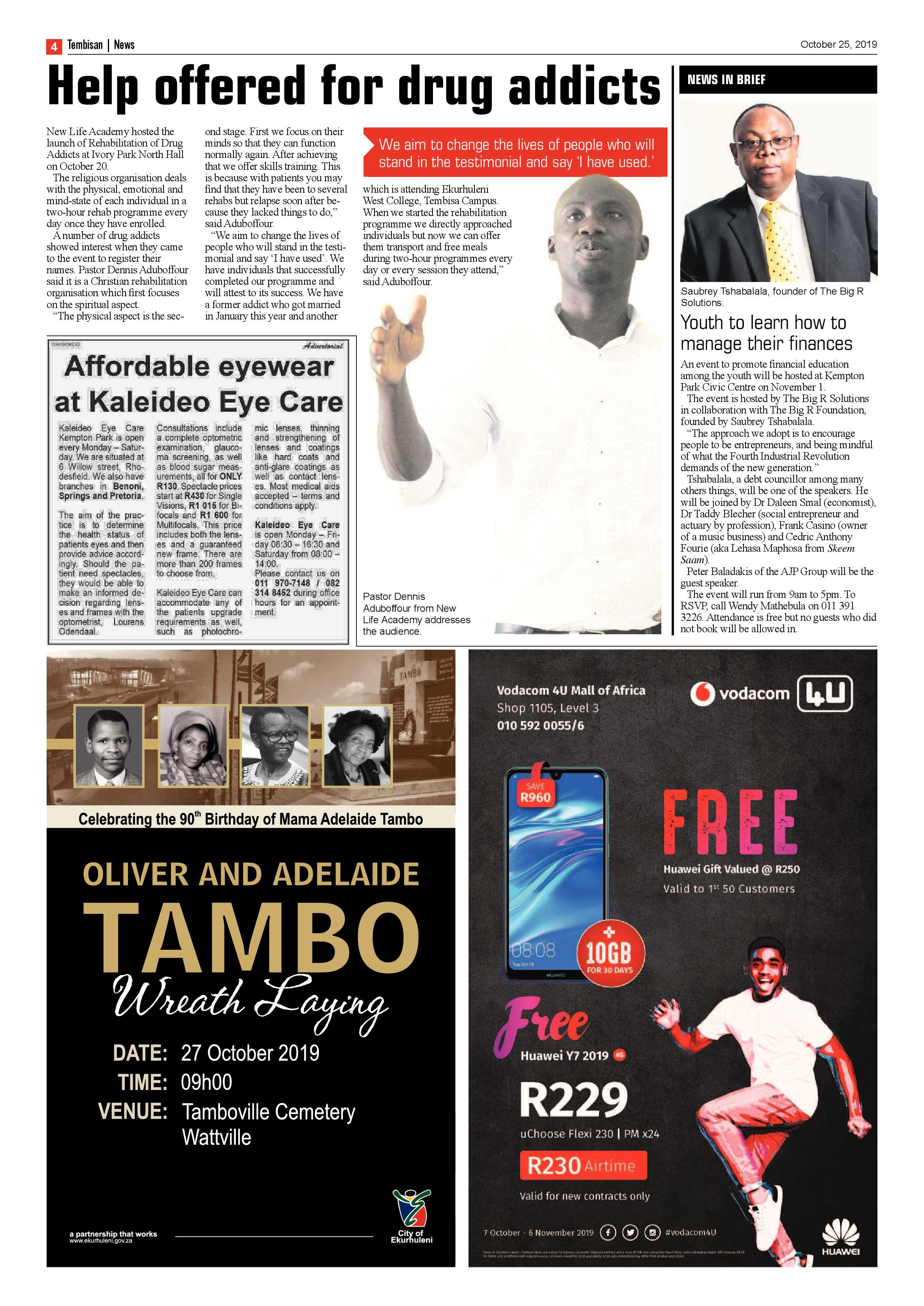 The Tembisan 28 October 2019 page 4