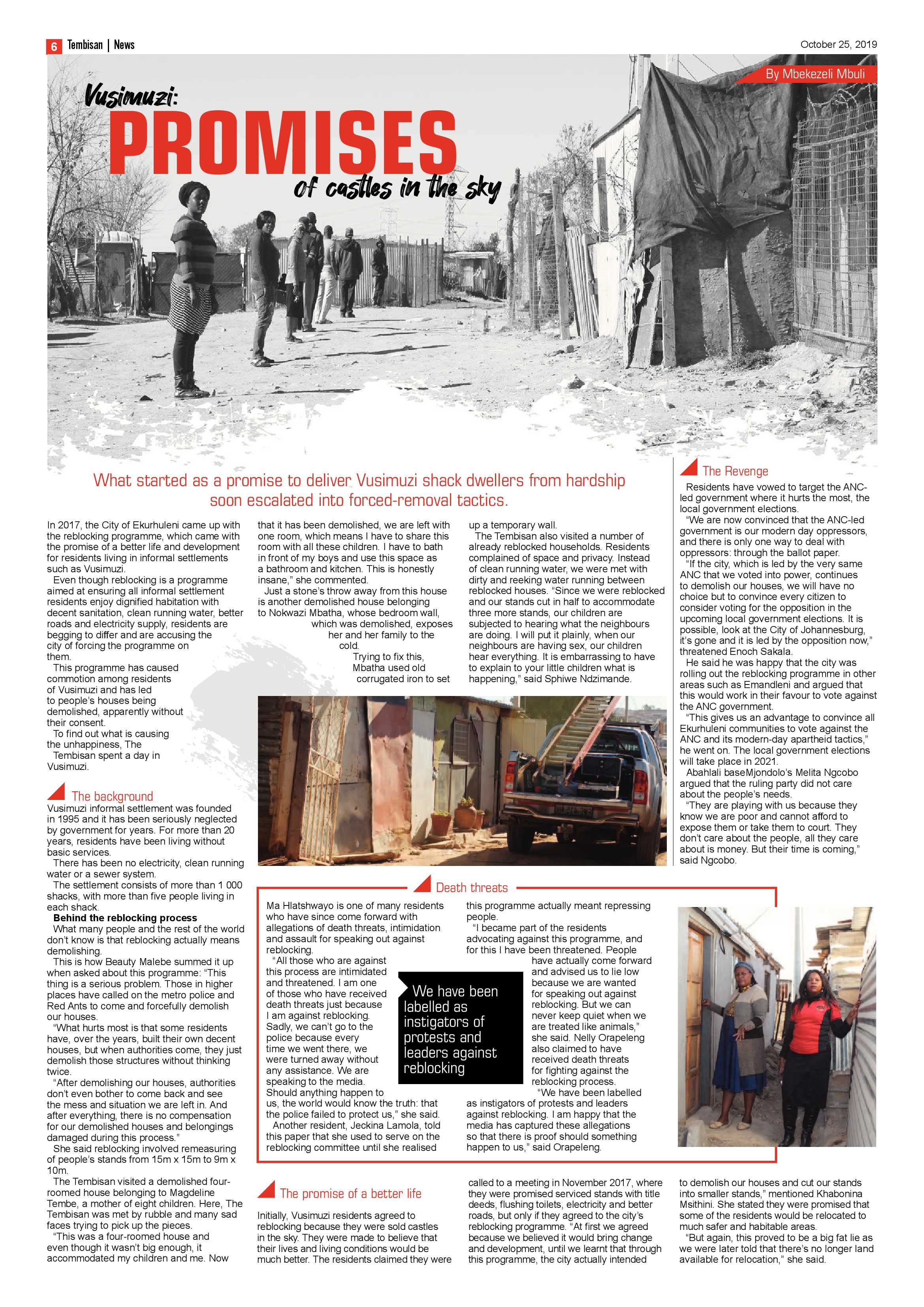 The Tembisan 28 October 2019 page 6