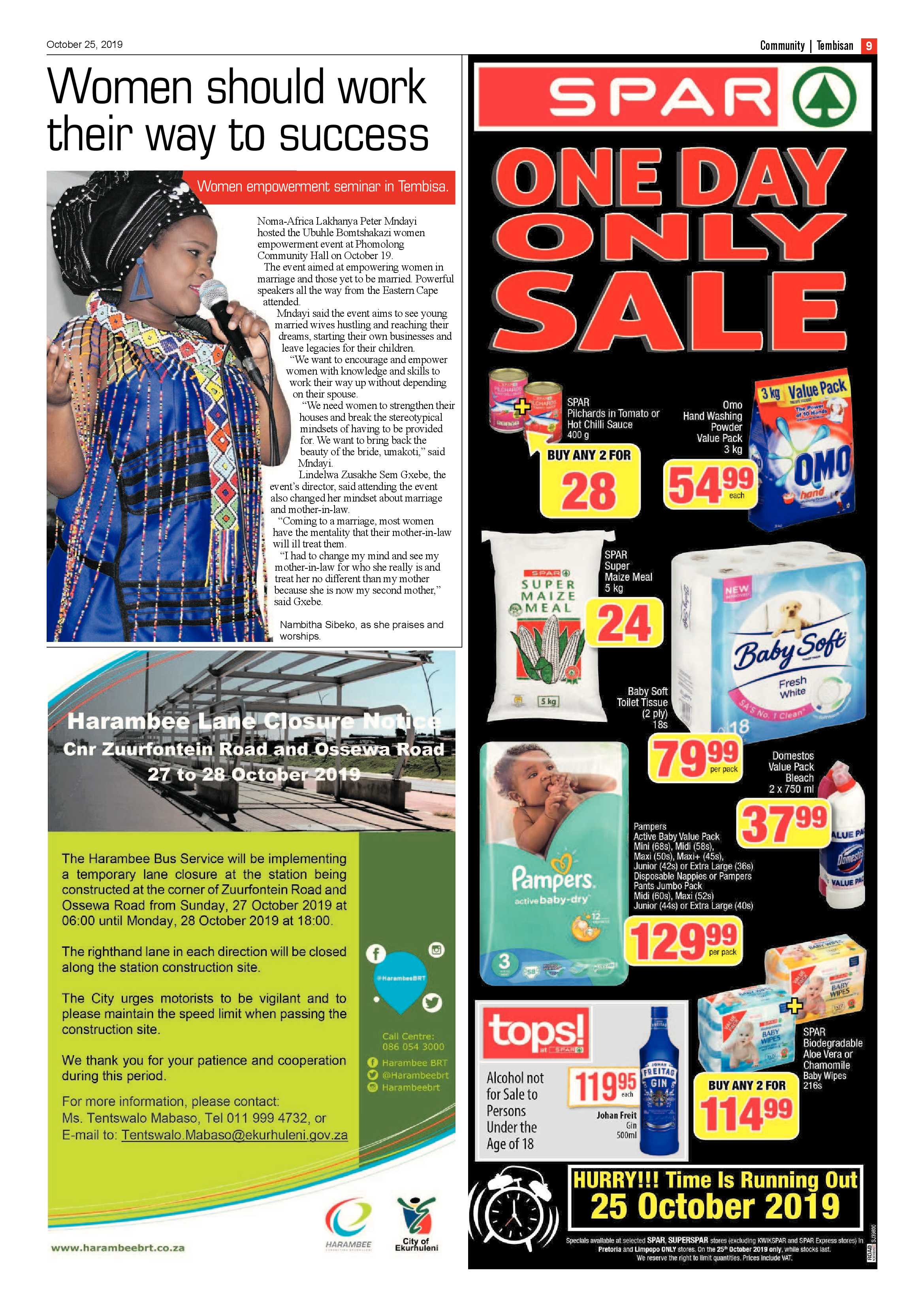 The Tembisan 28 October 2019 page 9