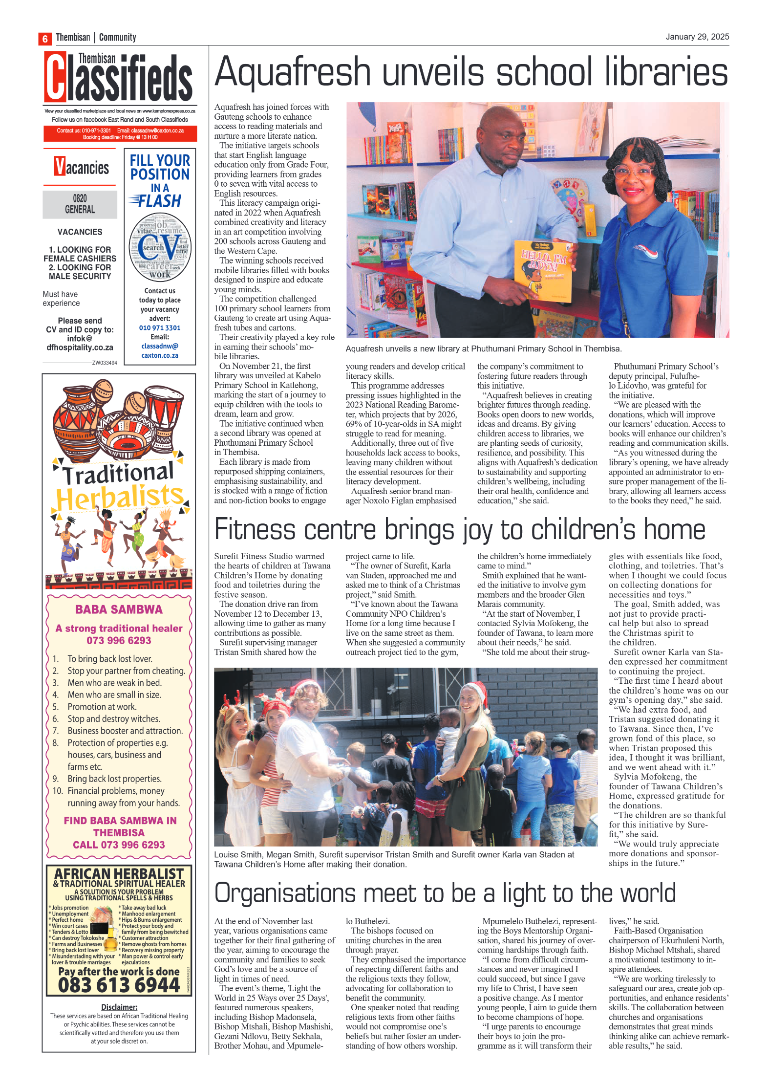 The Tembisan 29 January 2025 page 6