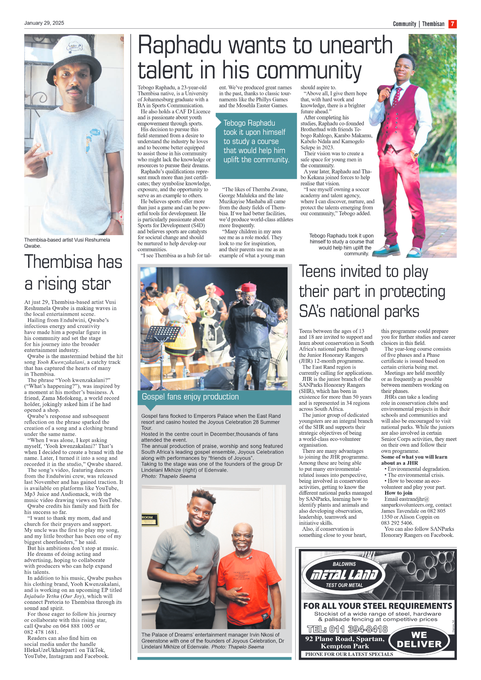 The Tembisan 29 January 2025 page 7