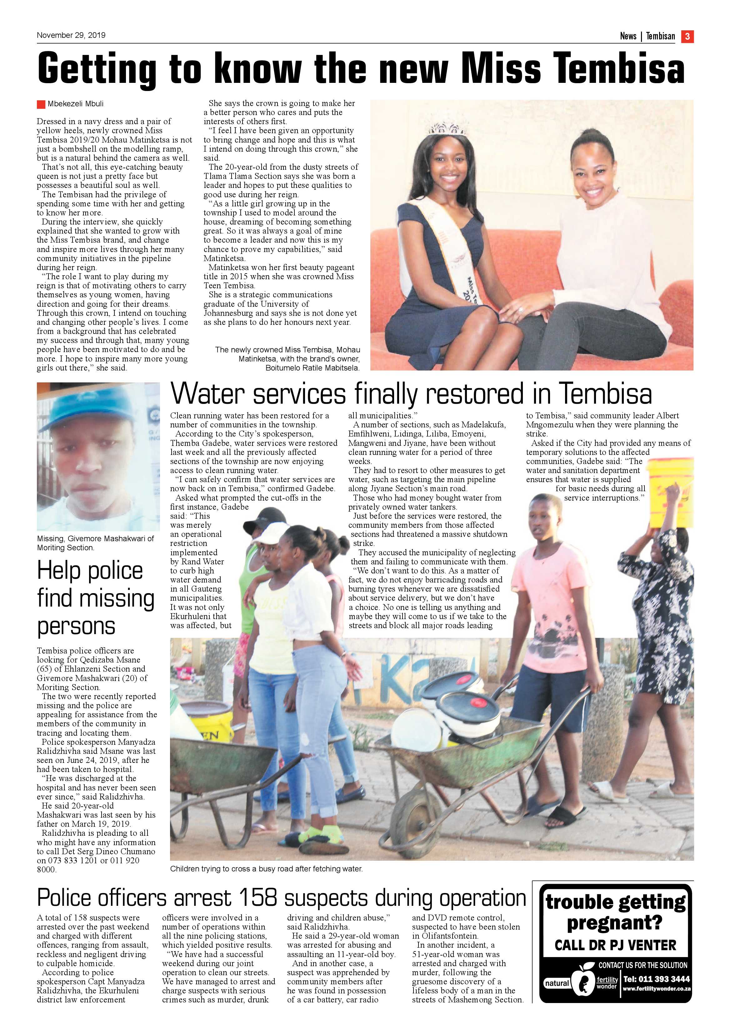 The Tembisan 29 November 2019 page 3