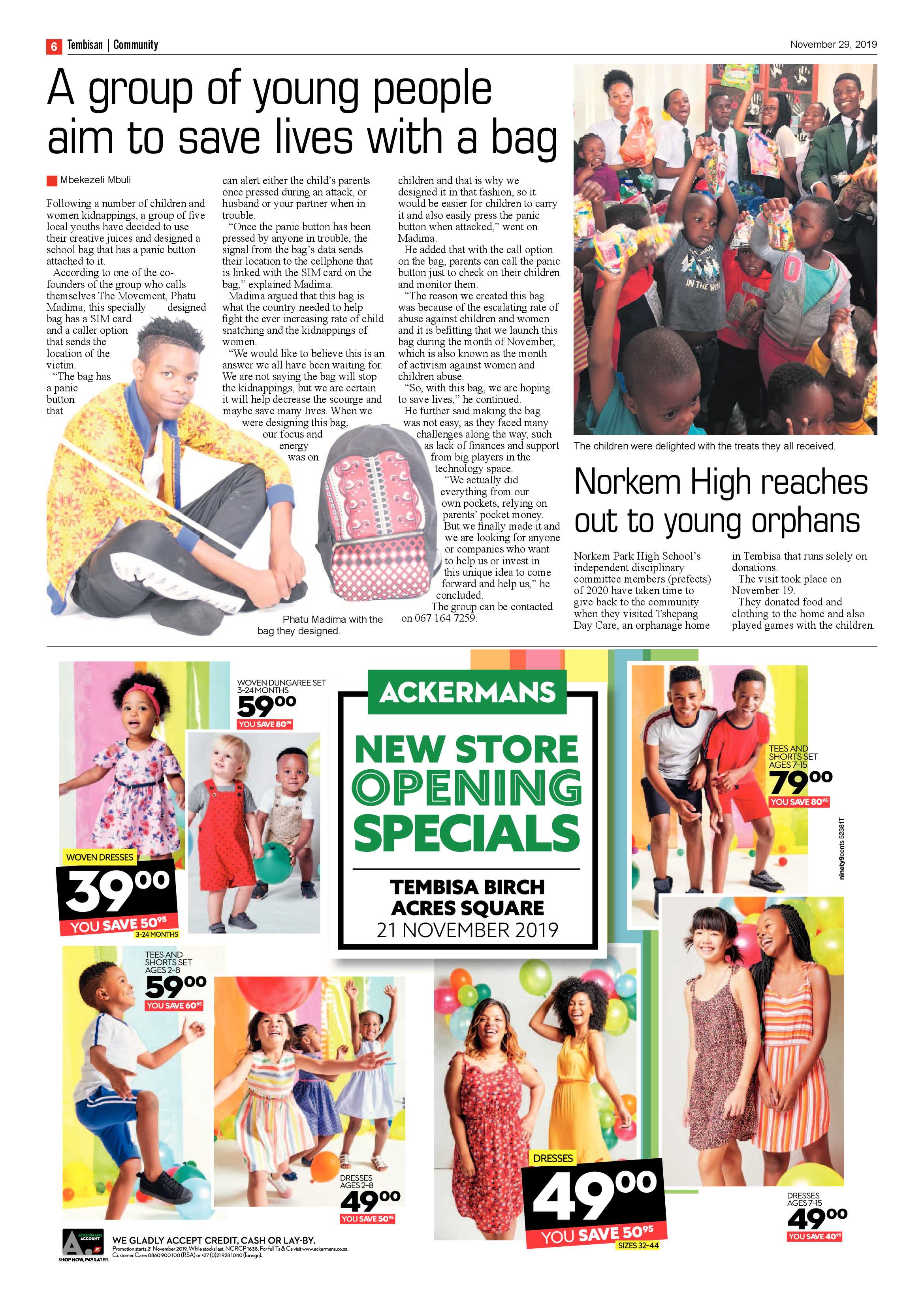 The Tembisan 29 November 2019 page 6