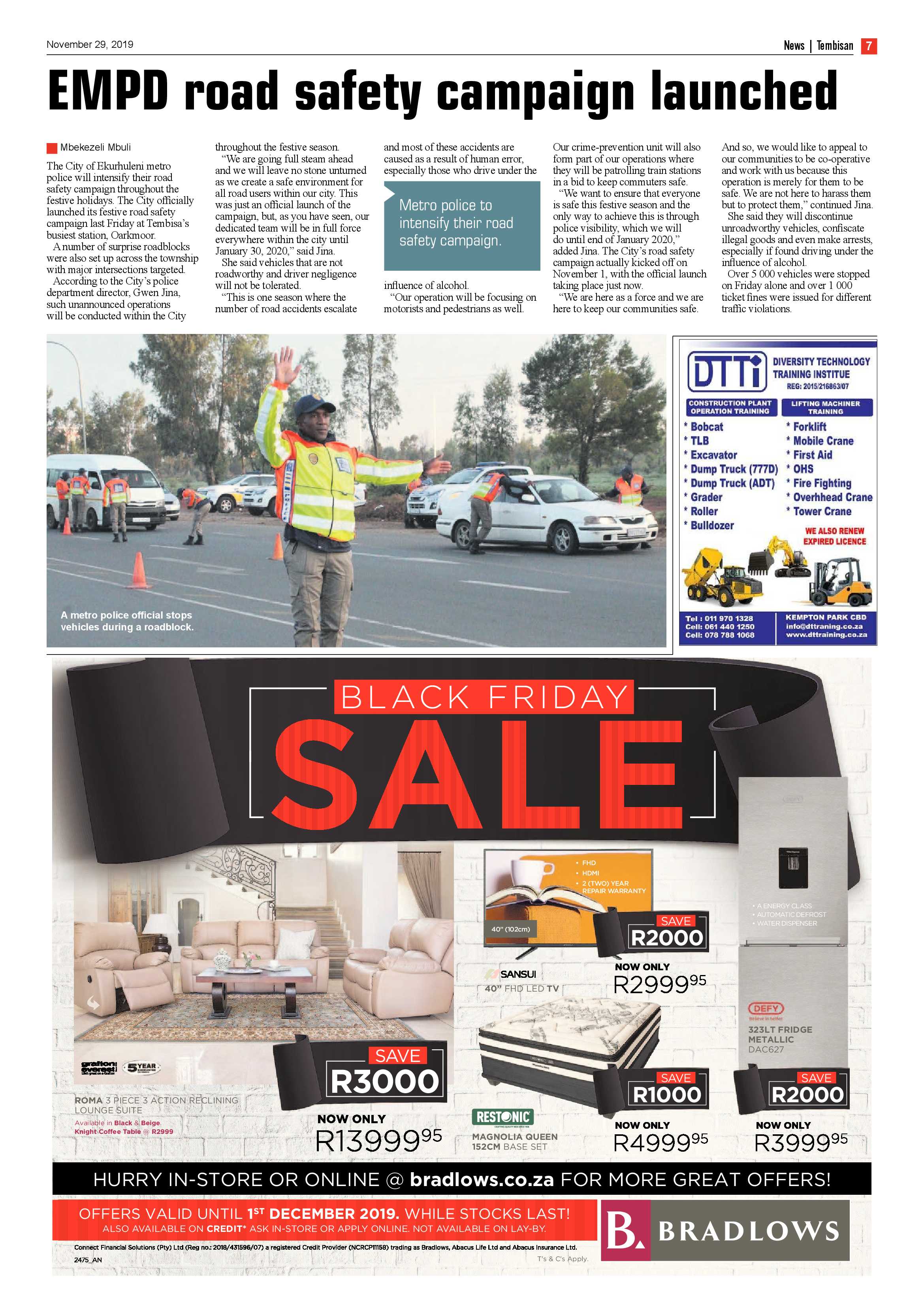The Tembisan 29 November 2019 page 7