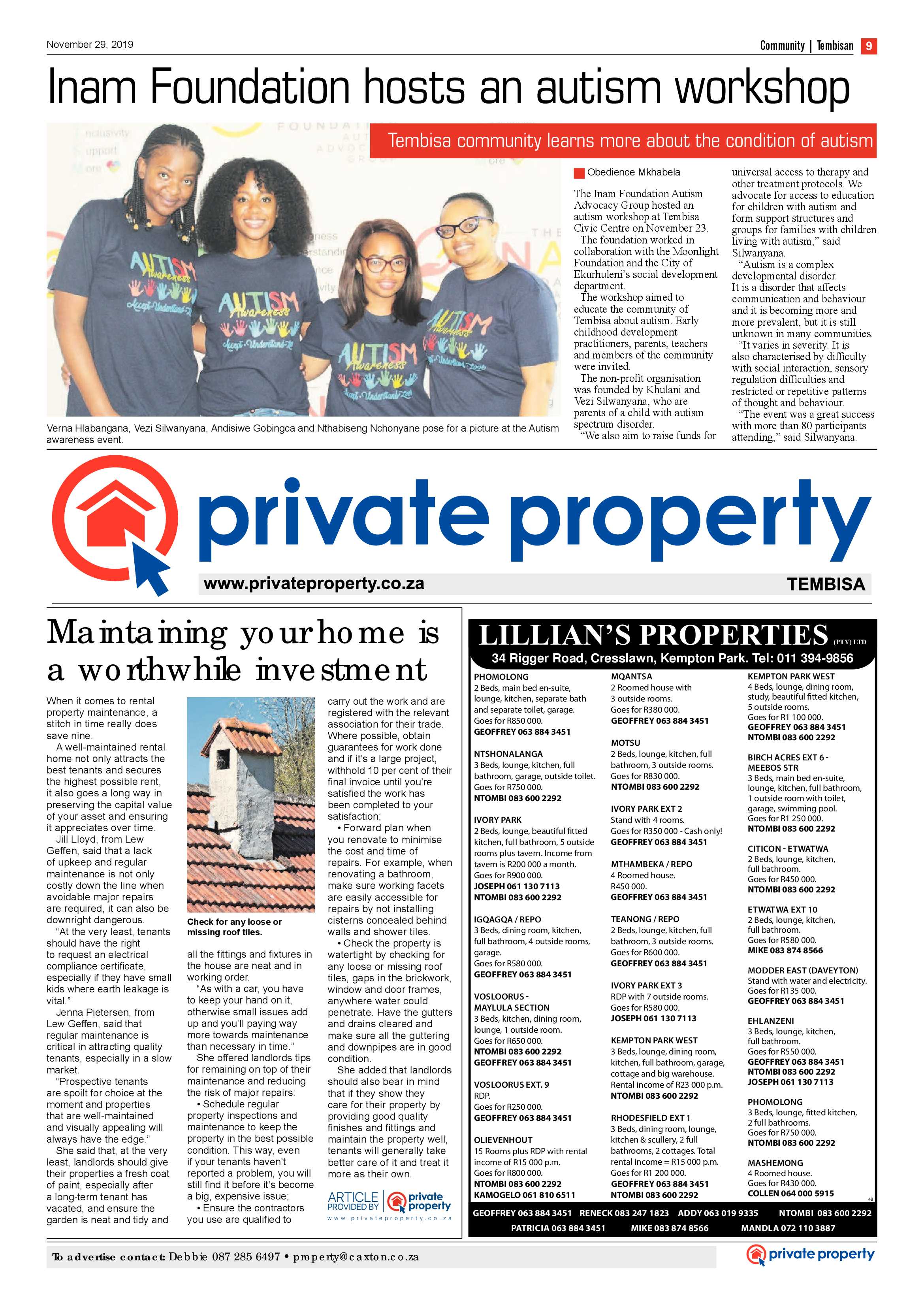 The Tembisan 29 November 2019 page 9