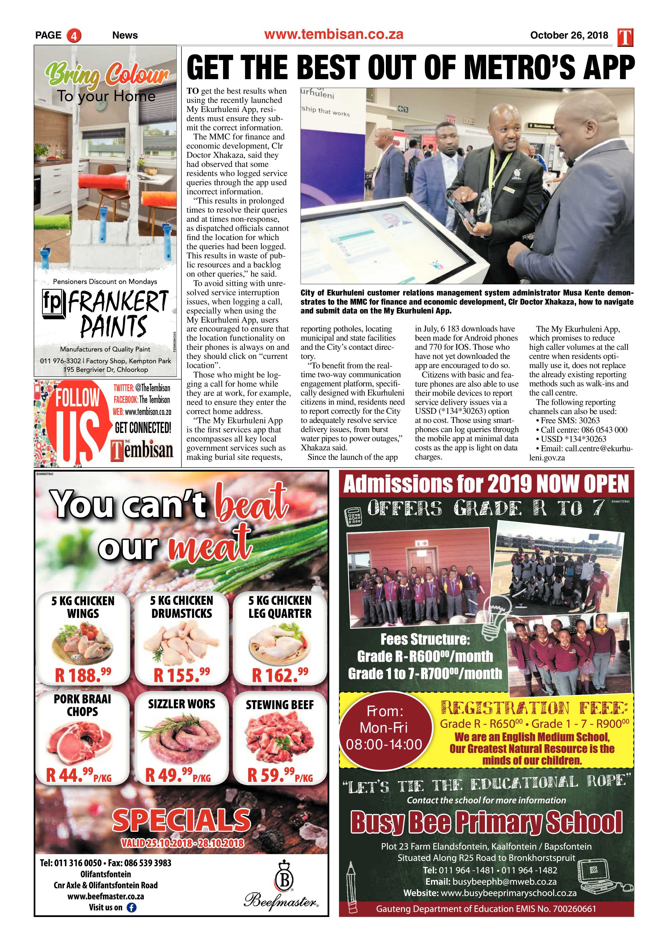 The Tembisan 29 October 2018 page 4