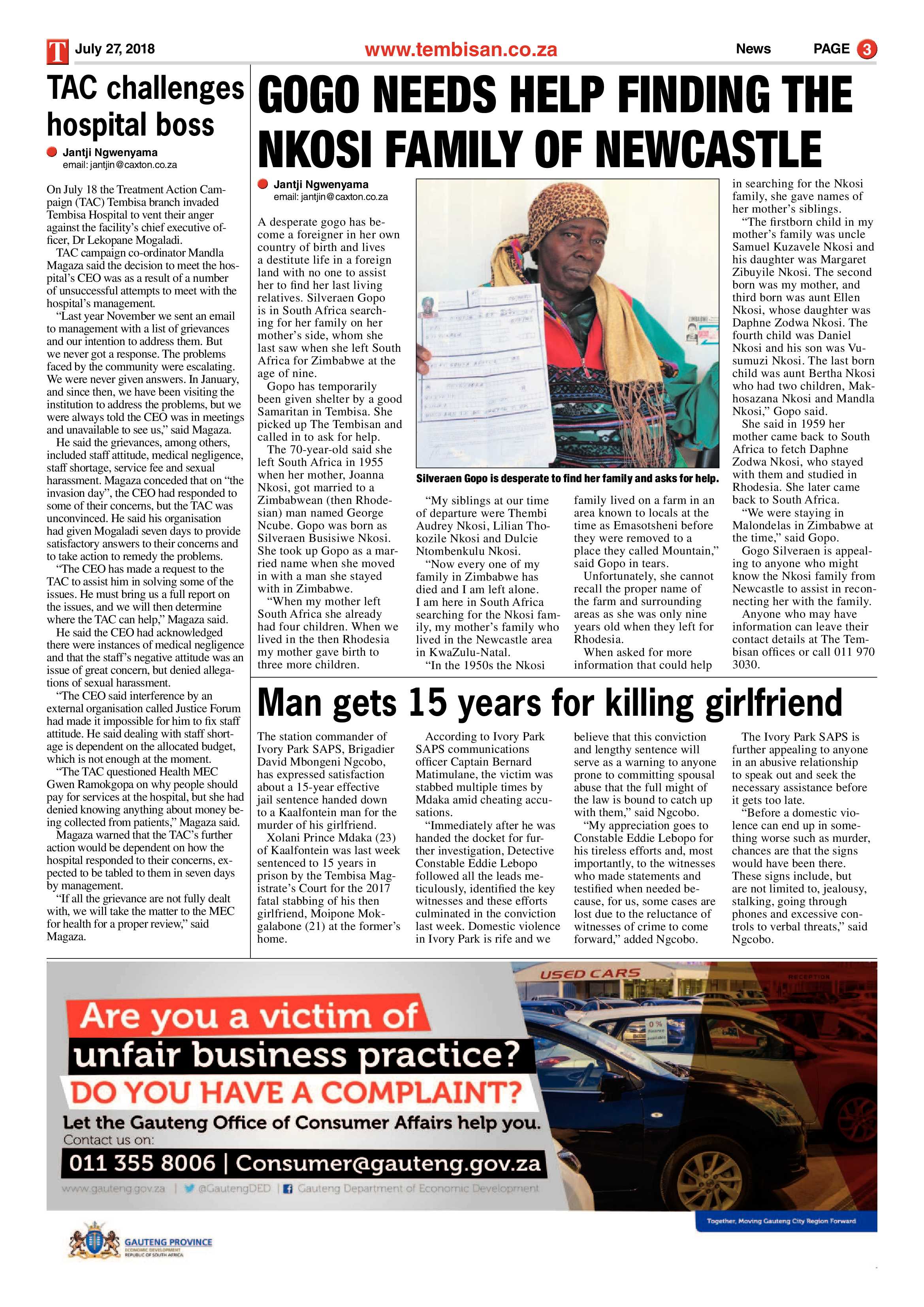 The Tembisan 30 July 2018 page 3