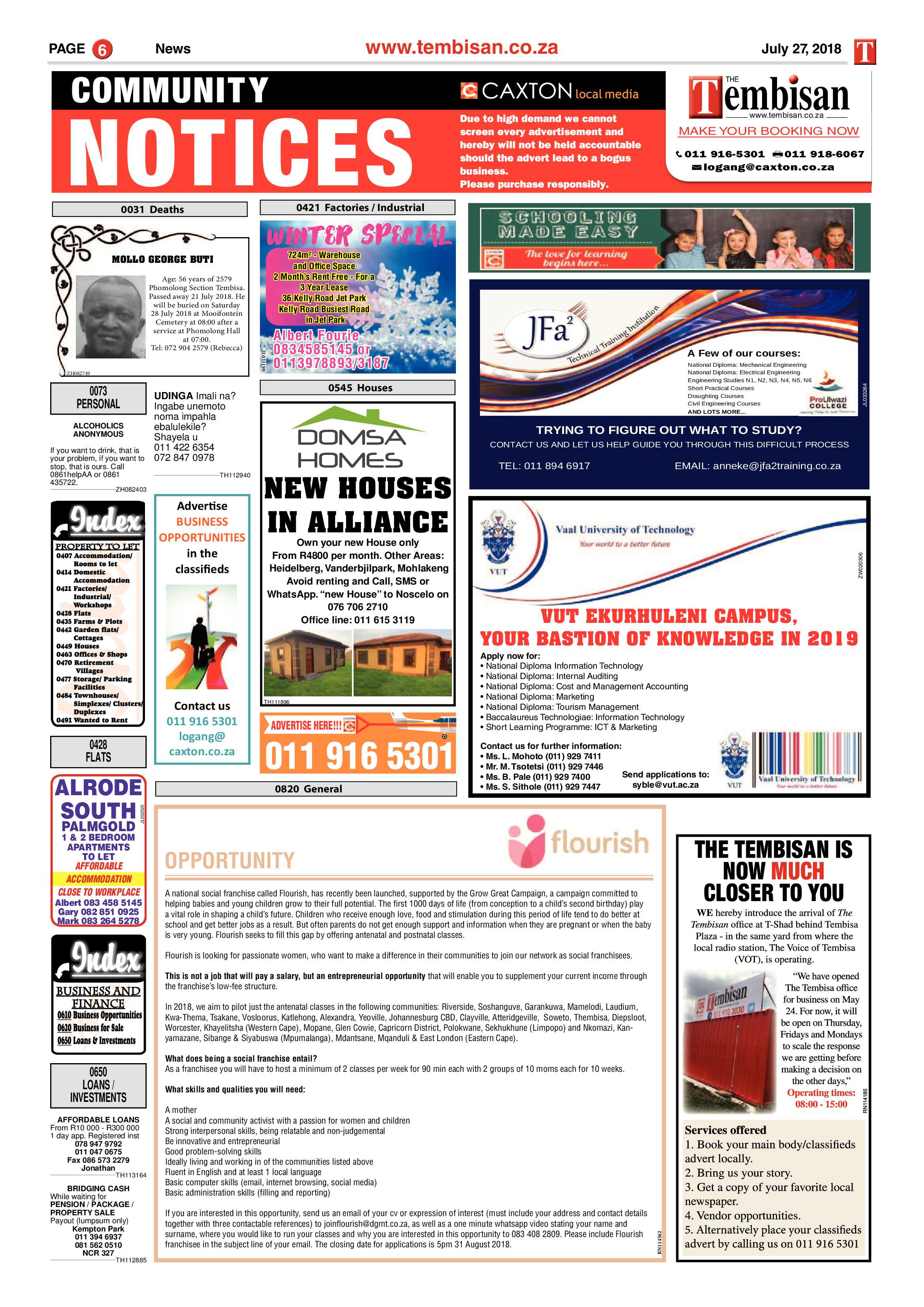 The Tembisan 30 July 2018 page 6